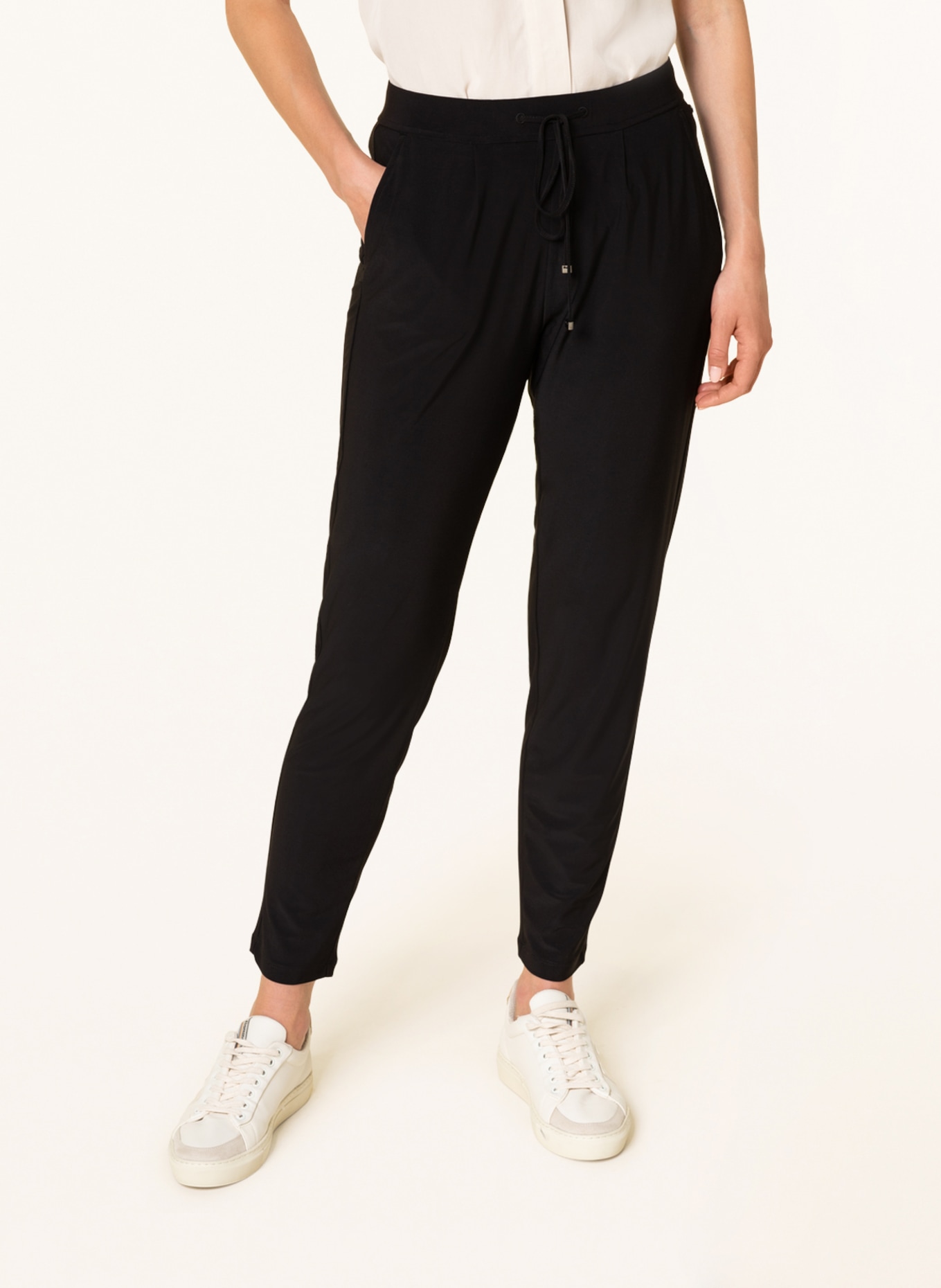 BETTY&CO 7/8 pants in jogger style , Color: BLACK (Image 5)