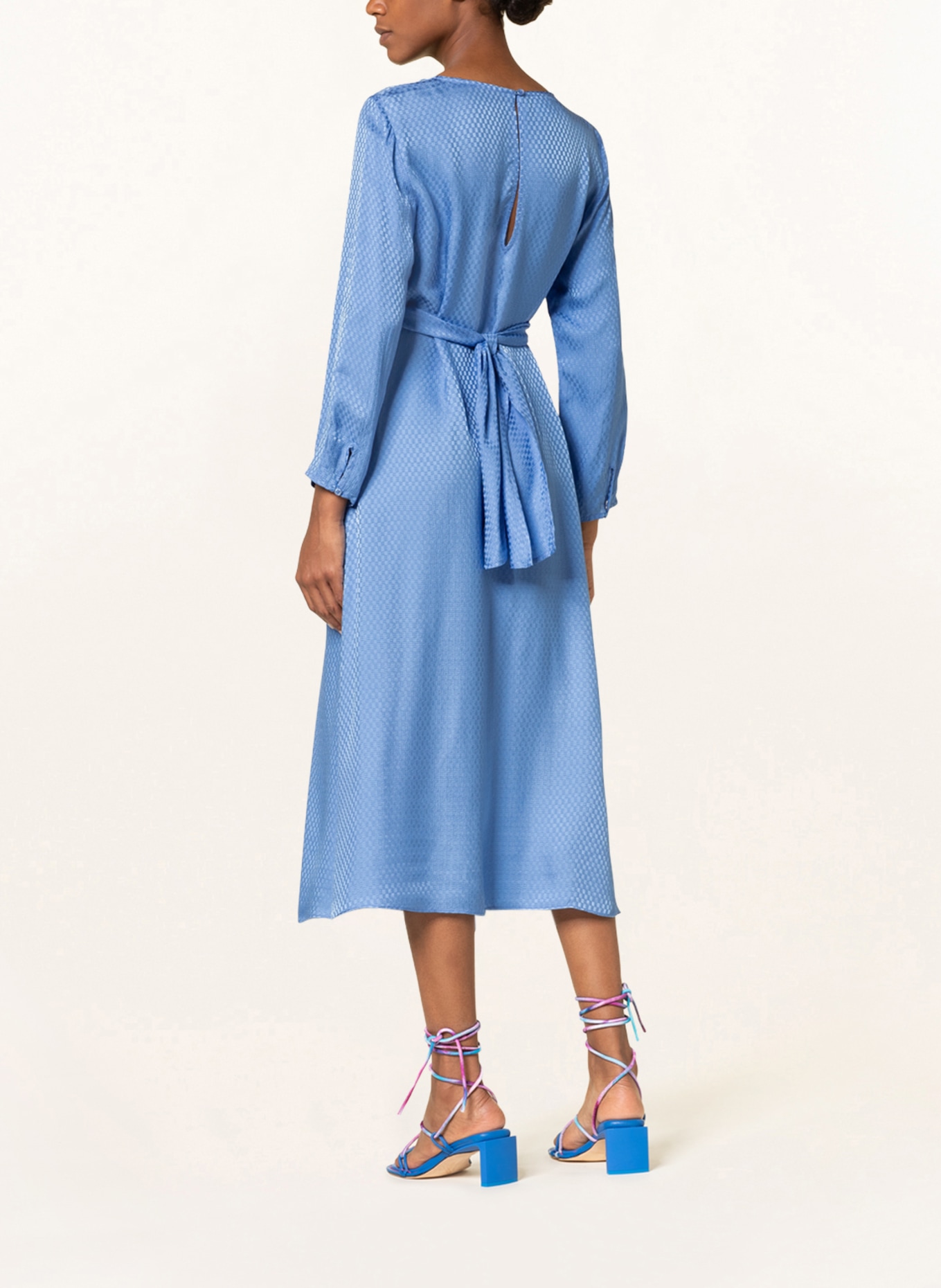 BAUM UND PFERDGARTEN Dress APOLLONIA , Color: BLUE (Image 3)