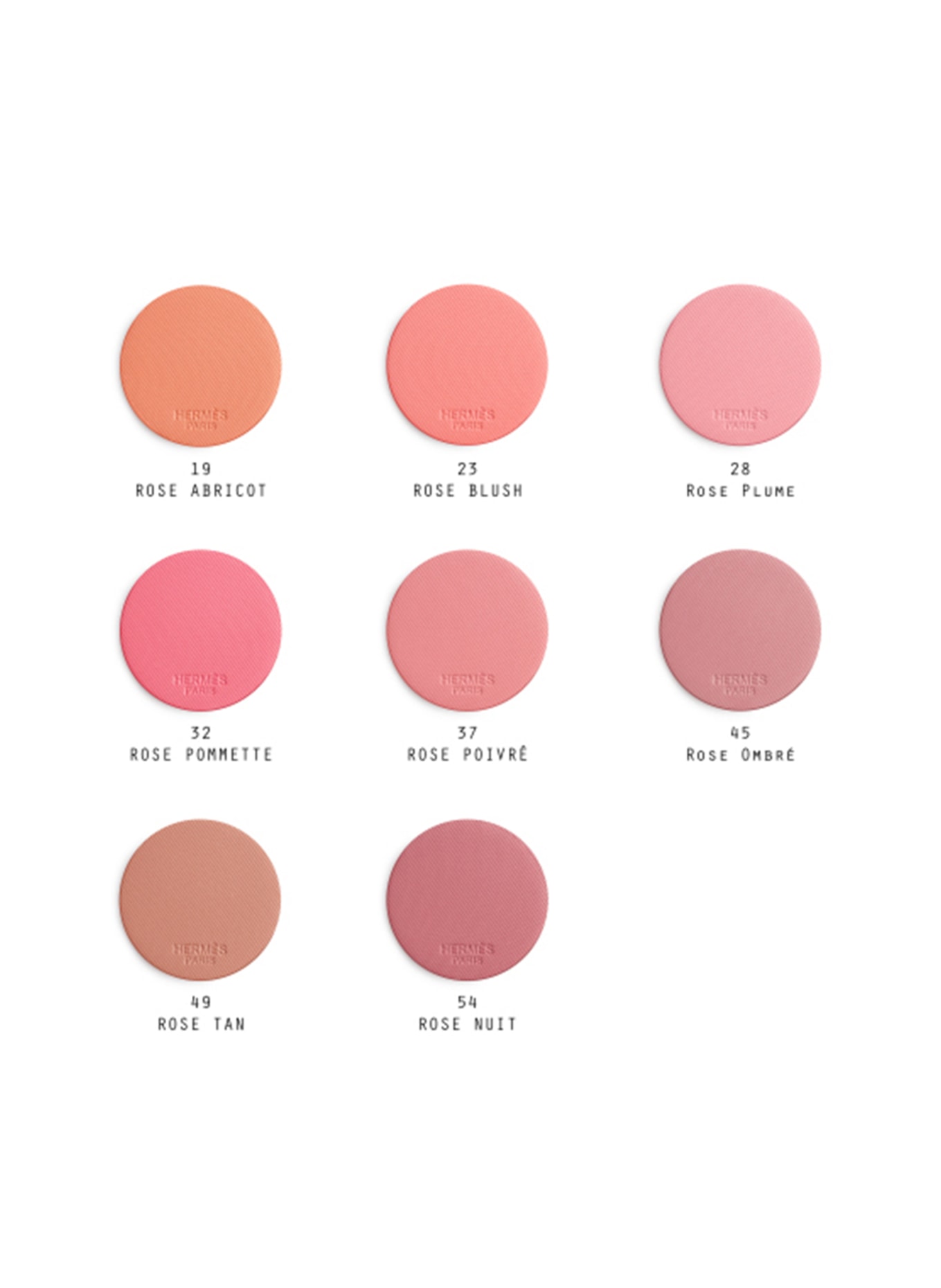 HERMÈS ROSE HERMÈS: 37 ROSE POIVRÉ