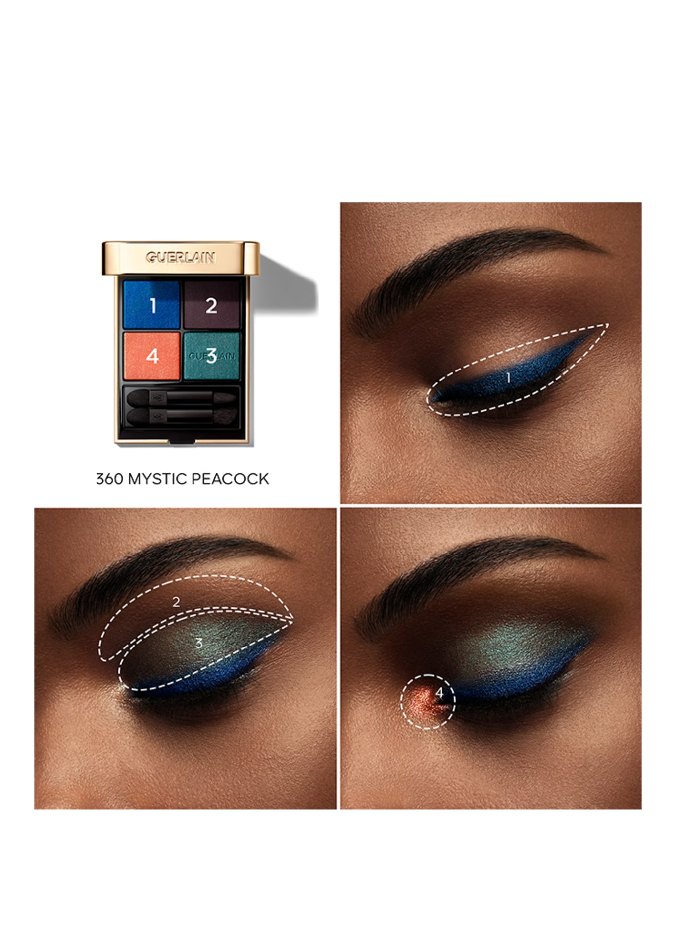 GUERLAIN OMBRES G: 360 MYSTIC PEACOK