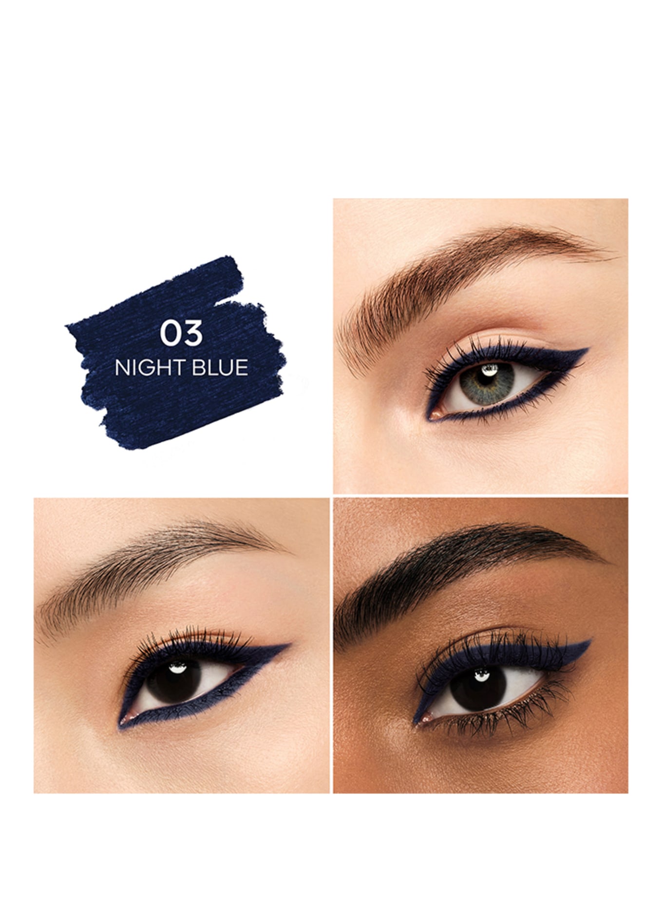 GUERLAIN OMBRES G: 03 NIGHT BLUE