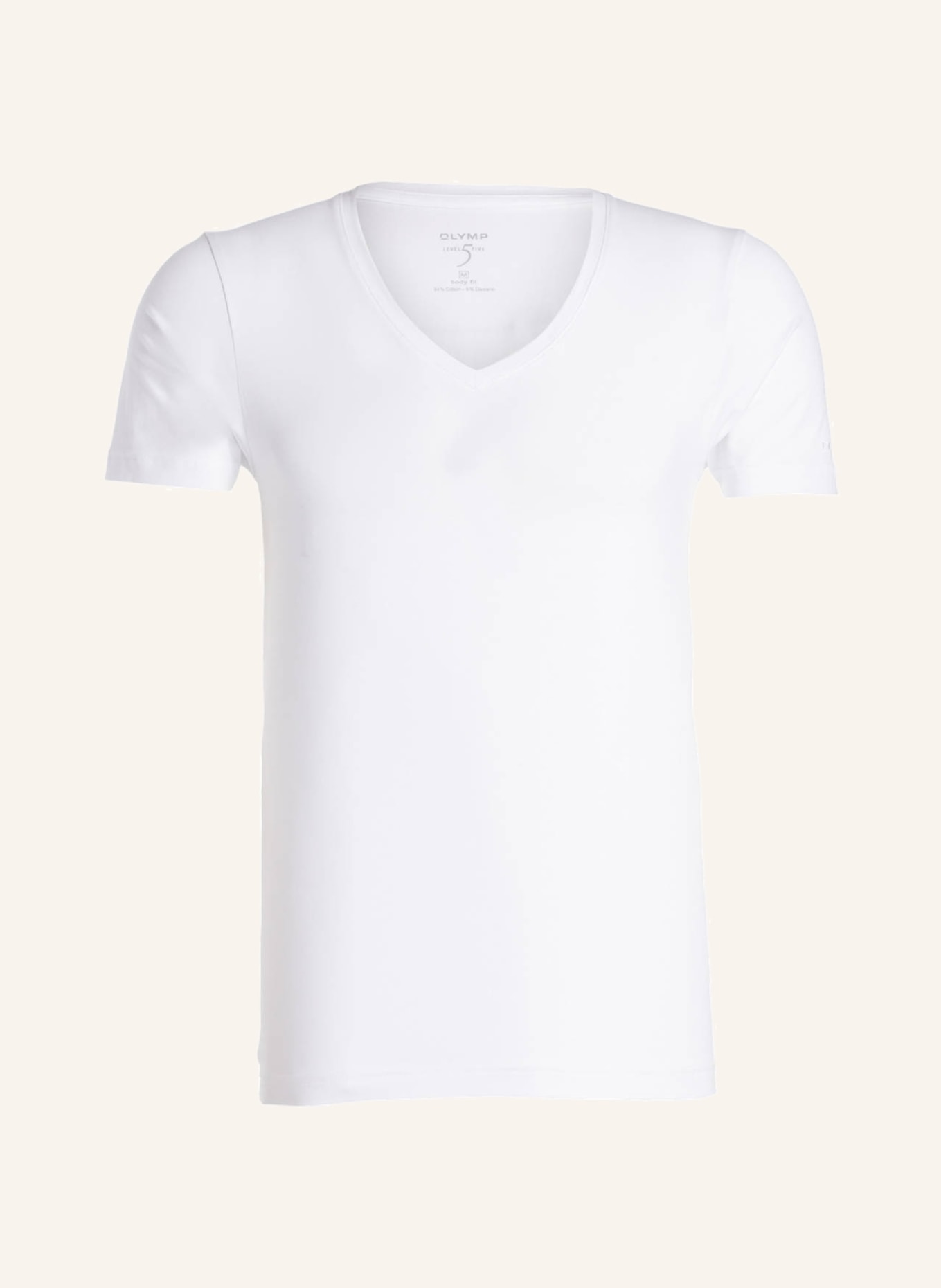 OLYMP T-shirt Level Five body fit, Kolor: BIAŁY (Obrazek 1)