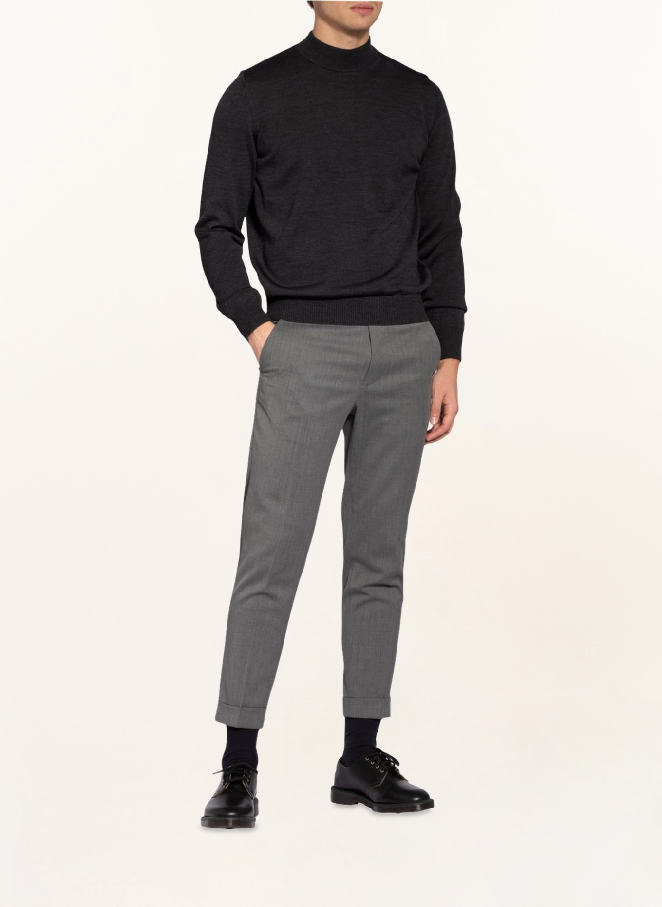MAERZ MUENCHEN Pullover: DUNKELGRAU