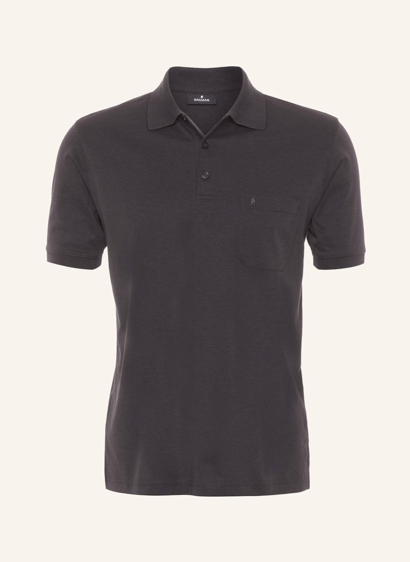 RAGMAN Piqué-Poloshirt , Farbe: ANTHRAZIT (Bild 1)