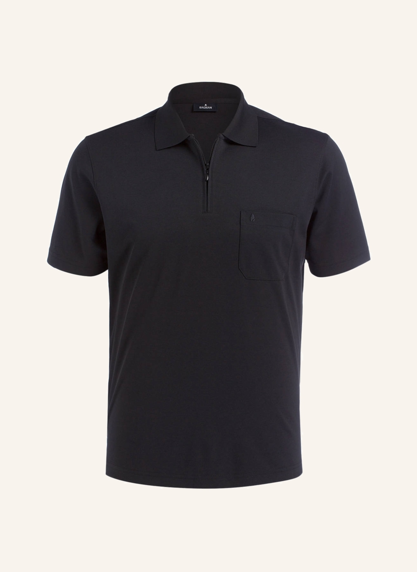 RAGMAN Polo shirt , Color: BLACK (Image 1)
