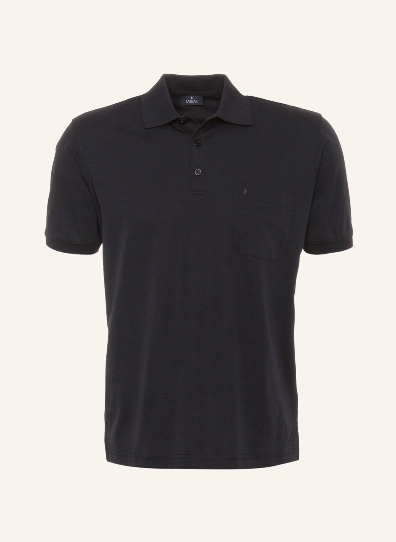 RAGMAN Piqué-Poloshirt , Farbe: SCHWARZ (Bild 1)