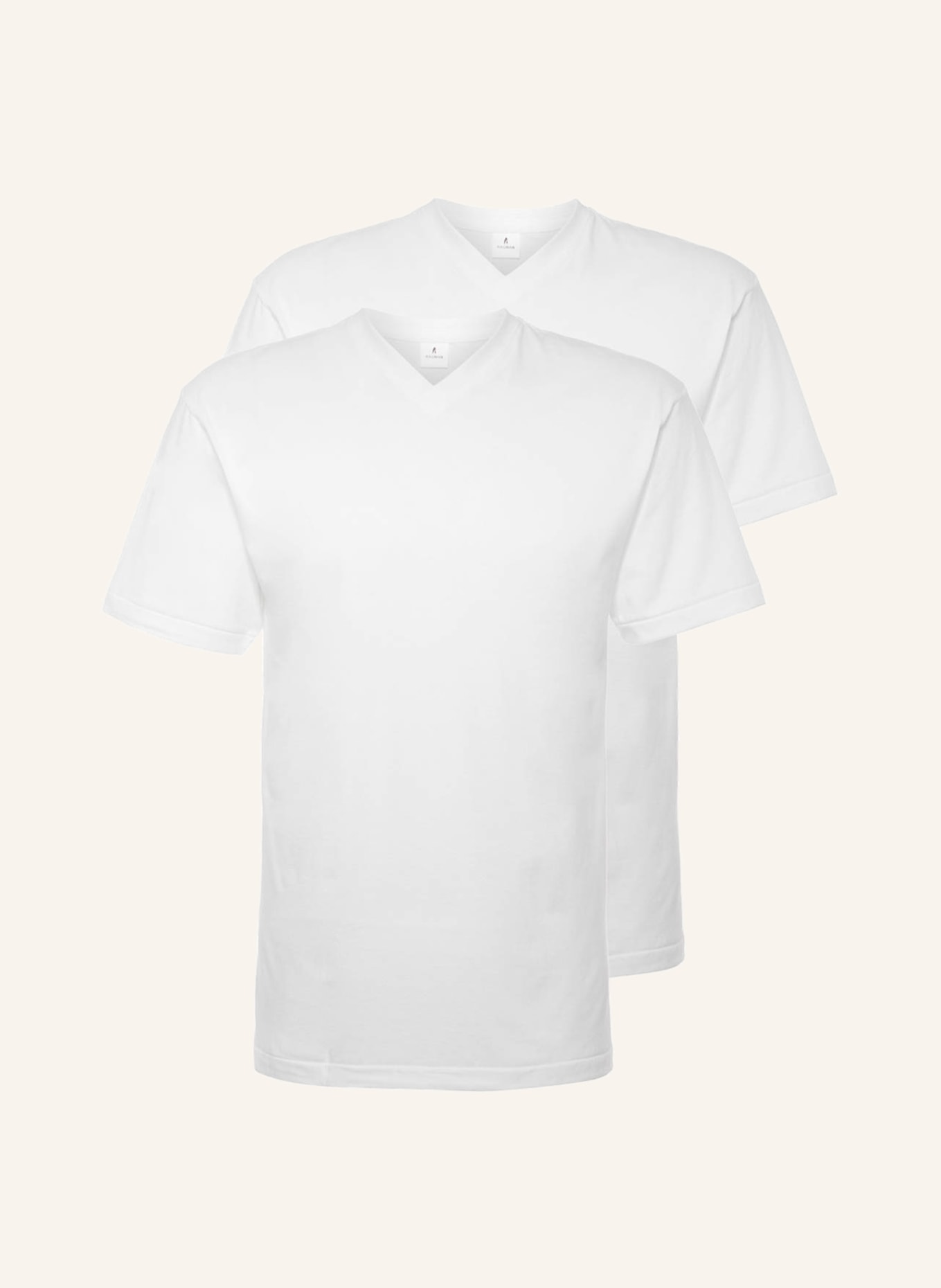 RAGMAN 2er-Pack V-Shirts , Farbe: WEISS(Bild null)