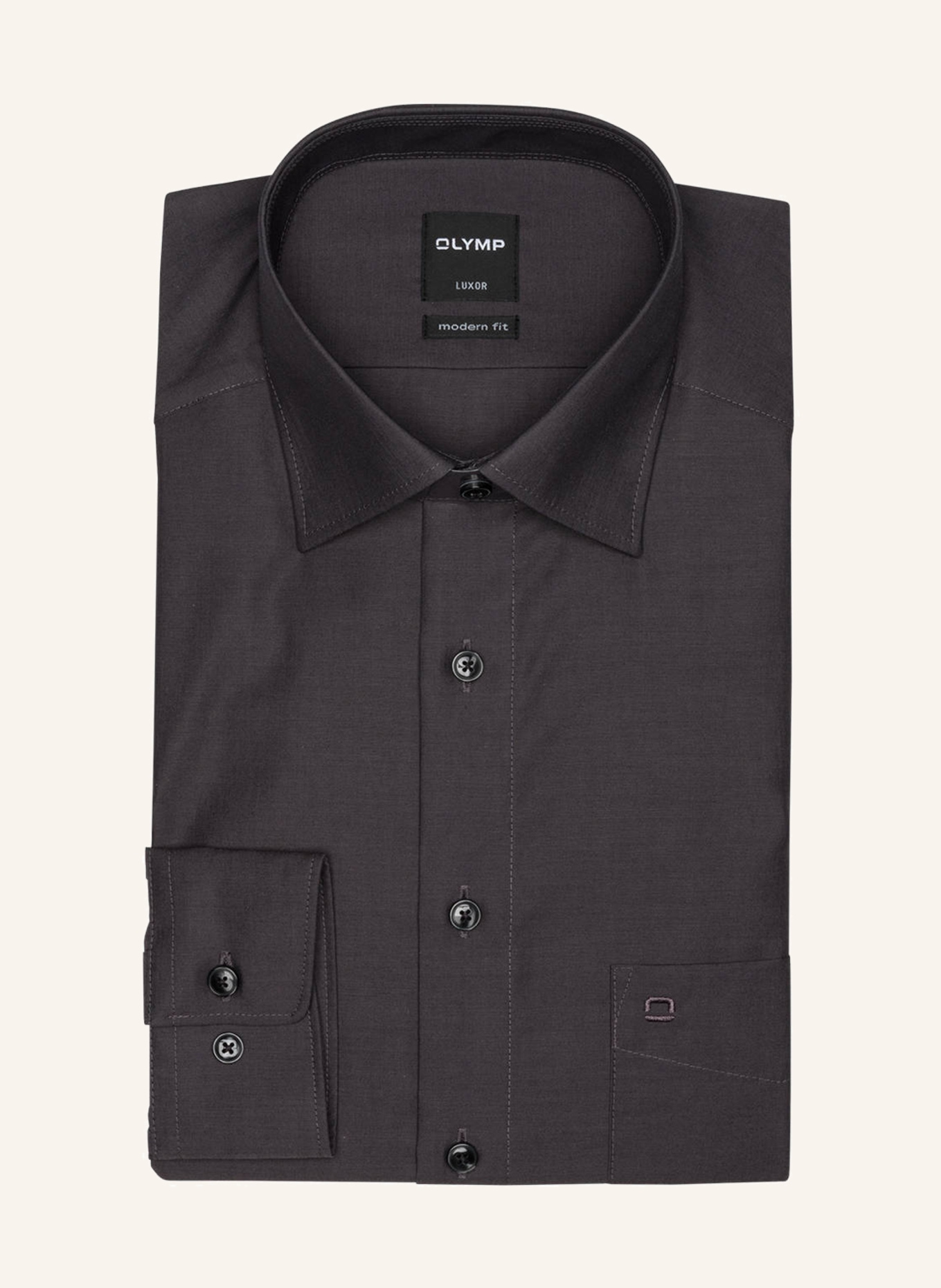 OLYMP Hemd Luxor modern fit: DUNKELGRAU