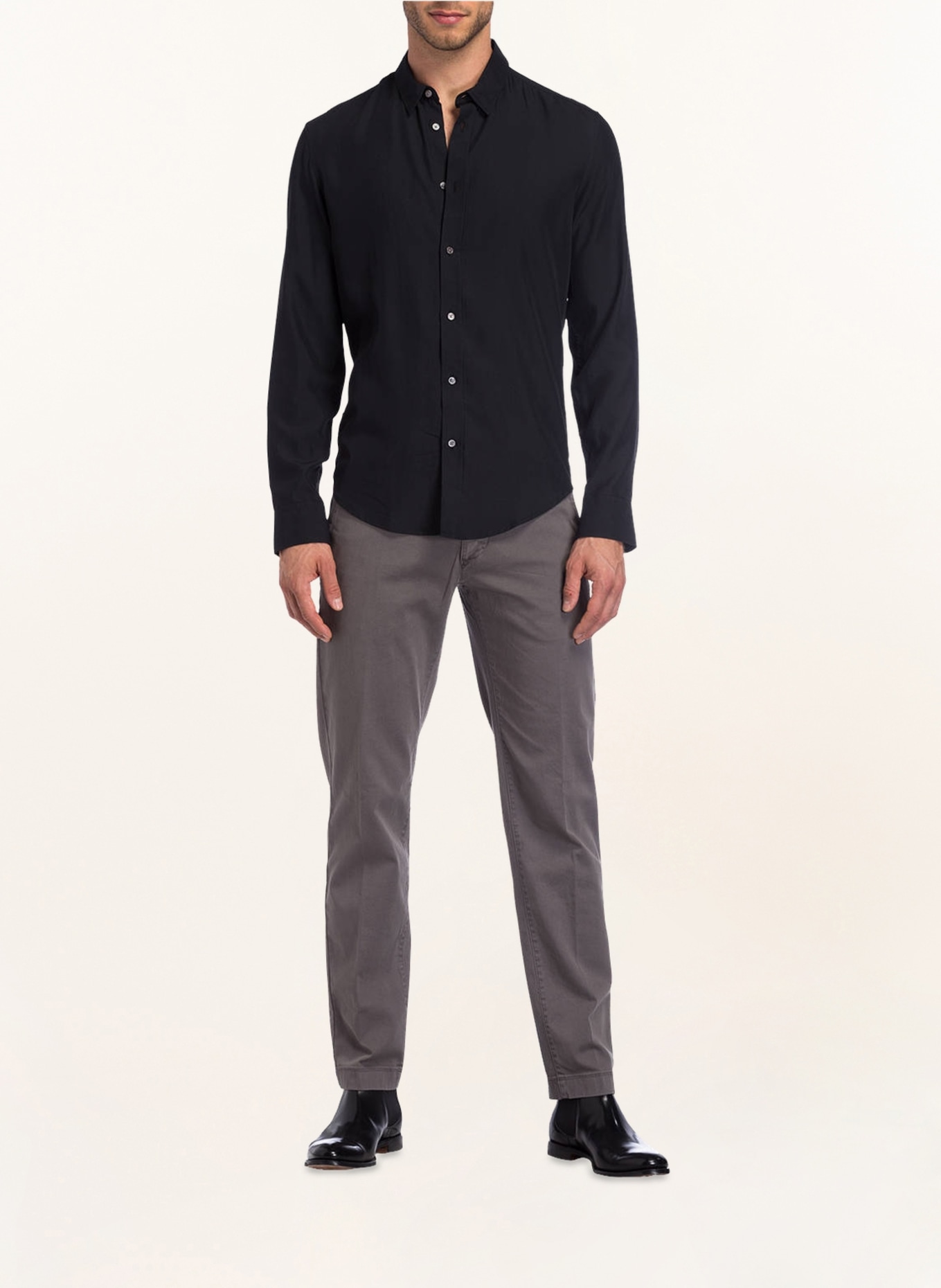 Marc O'Polo Chino STIG Shaped Fit: GRAU