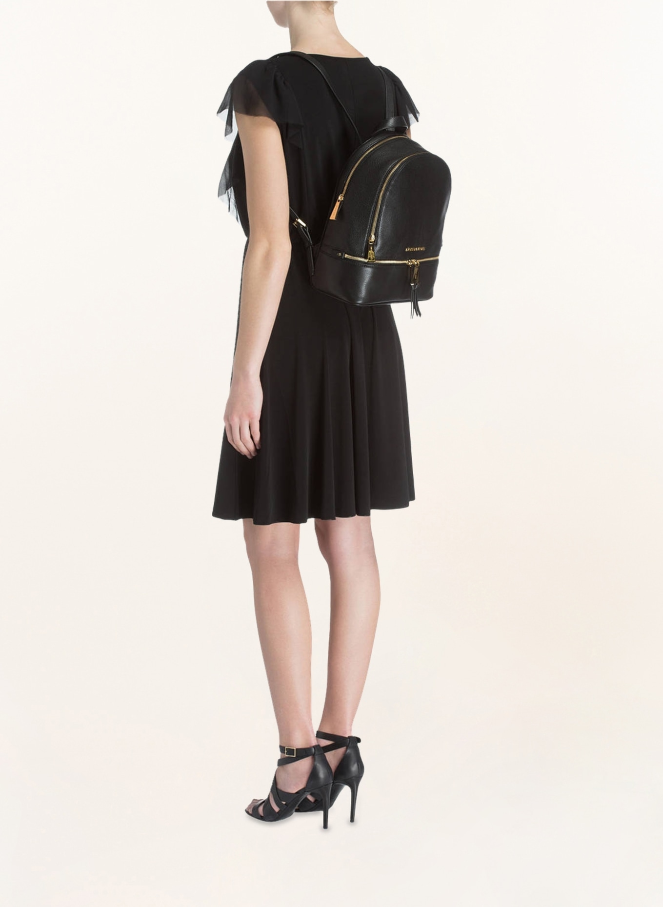 MICHAEL KORS Backpack RHEA SMALL, Color: BLACK (Image 5)