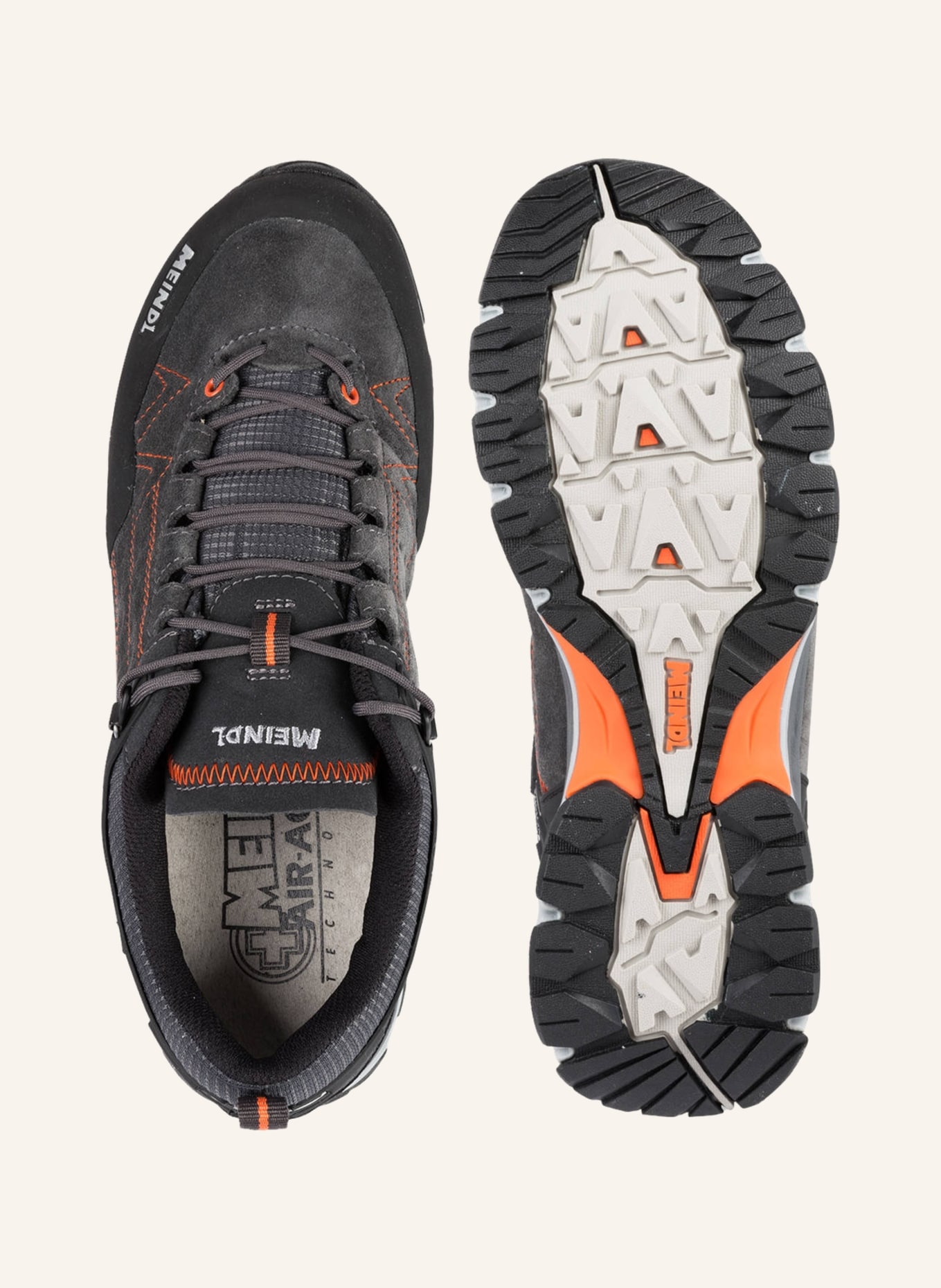MEINDL Outdoor-Schuhe ONTARIO GTX, Farbe: GRAU/ SCHWARZ/ ORANGE (Bild 5)