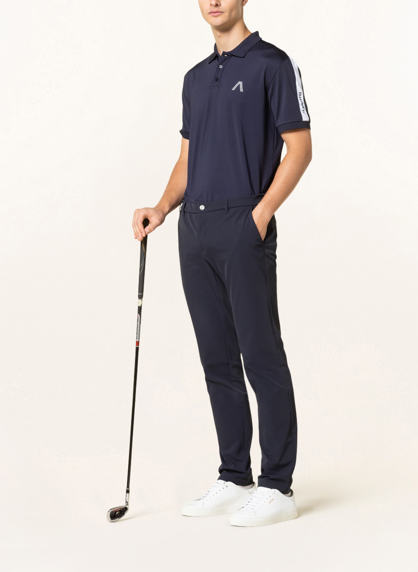 ALBERTO Spodnie golfowe IAN 3xDRY®COOLER, Kolor: GRANATOWY (Obrazek 2)