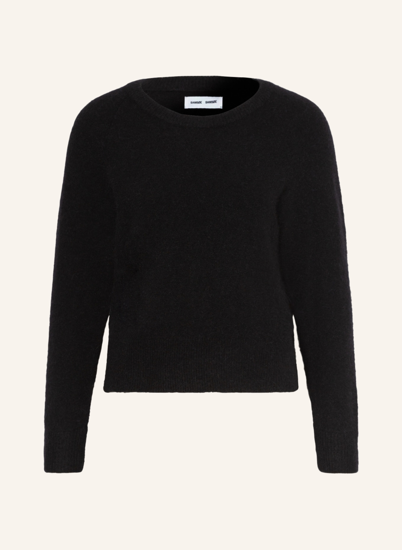 SAMSØE  SAMSØE Sweater NOR with alpaca, Color: BLACK (Image 1)