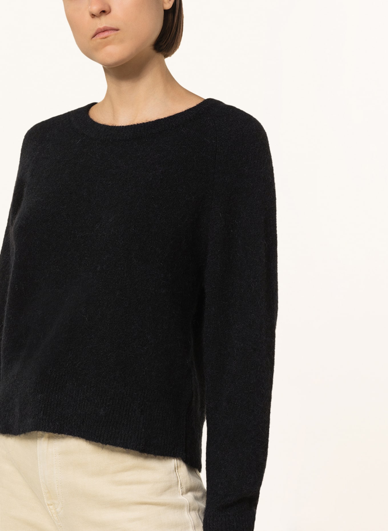 SAMSØE  SAMSØE Sweater NOR with alpaca, Color: BLACK (Image 4)