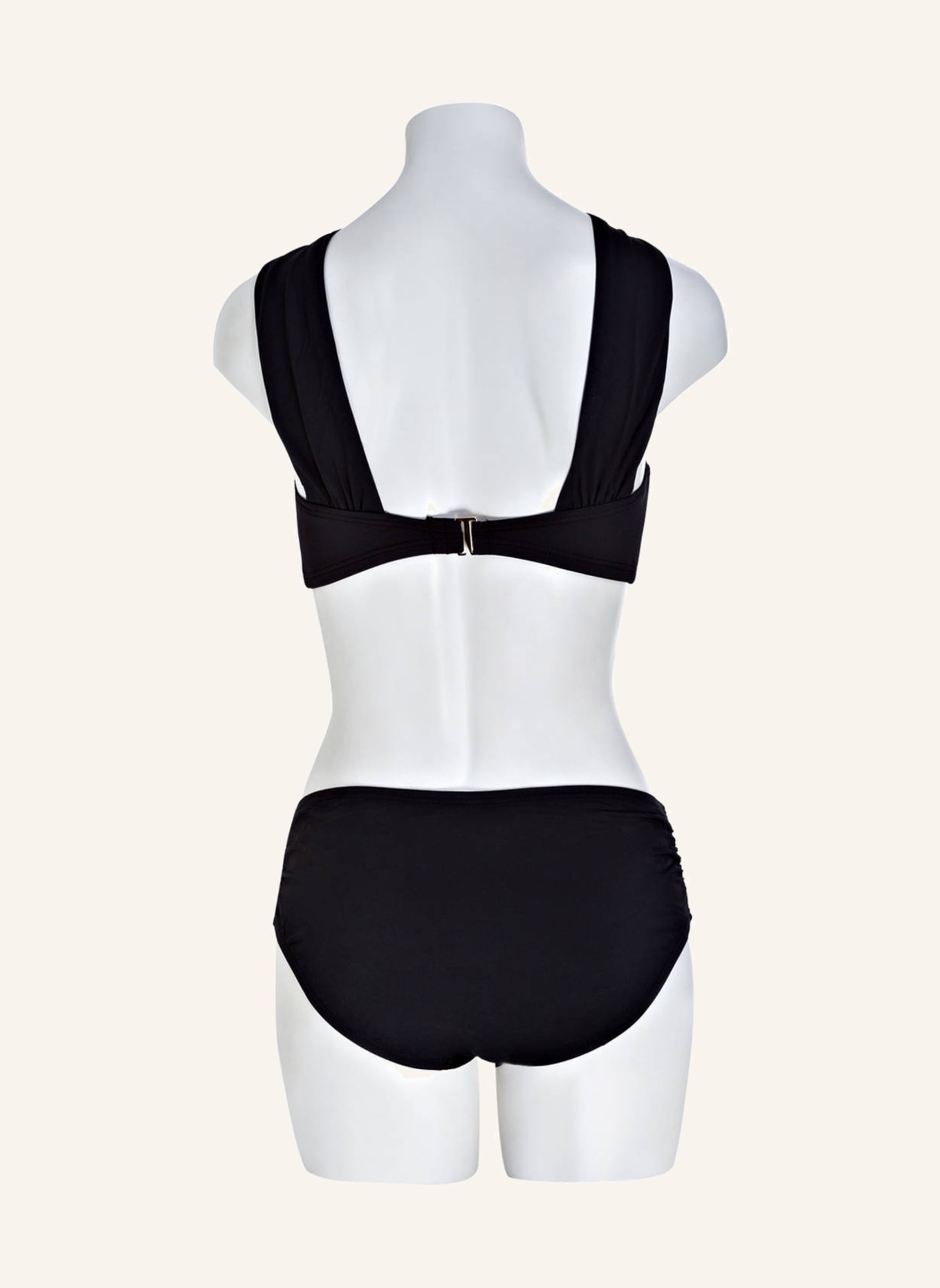 MICHAEL KORS Dół od bikini typu bokserki ICONIC SOLIDS, Kolor: CZARNY (Obrazek 3)