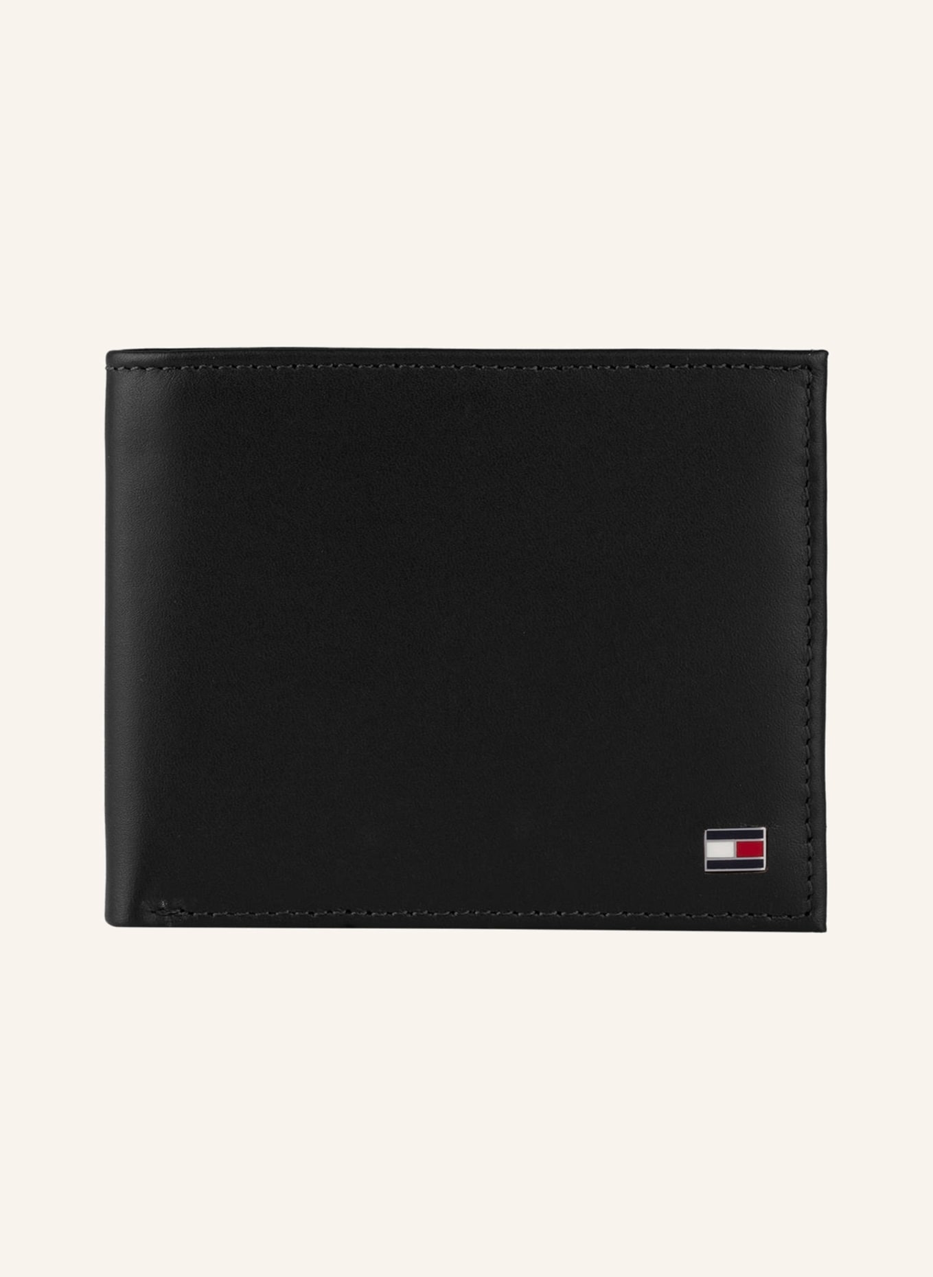 TOMMY HILFIGER Wallet without coin compartment, Color: BLACK (Image 1)
