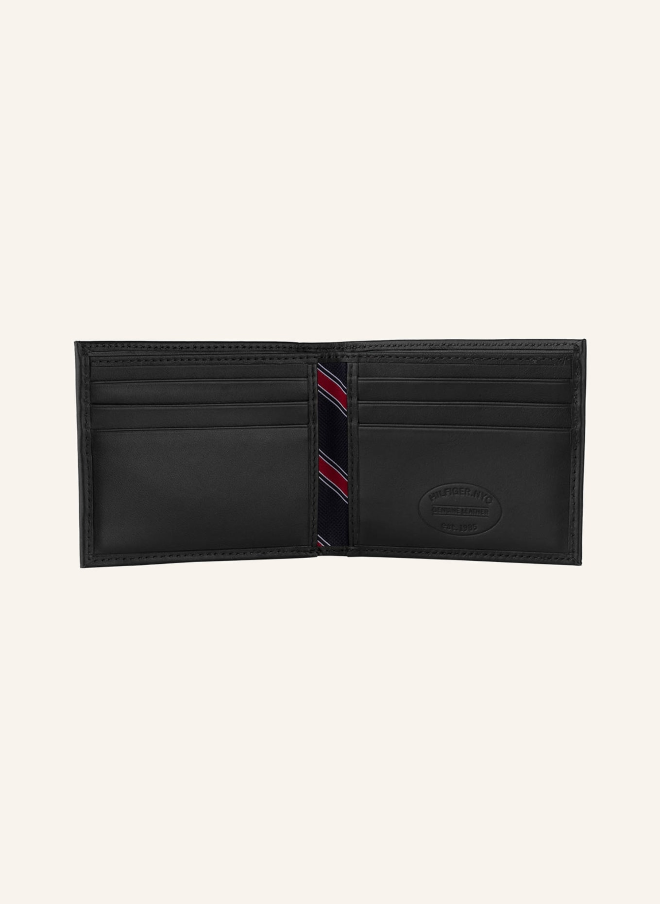 TOMMY HILFIGER Wallet without coin compartment, Color: BLACK (Image 2)