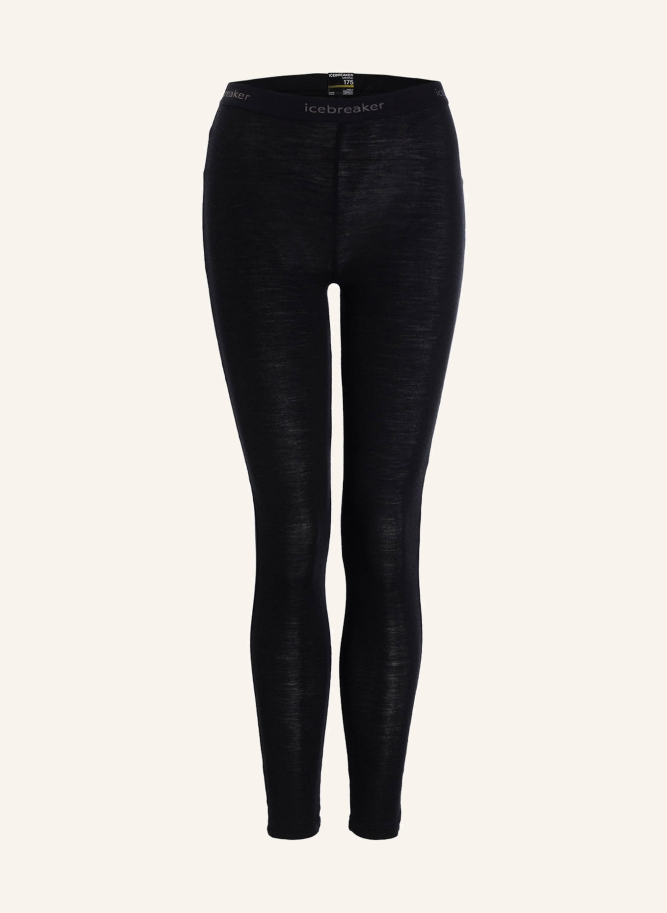 icebreaker Functional underwear trousers 175 EVERYDAY in merino wool: BLACK