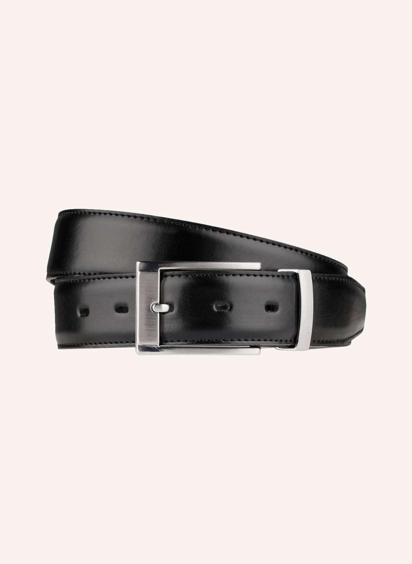 MONTI Leather belt: BLACK