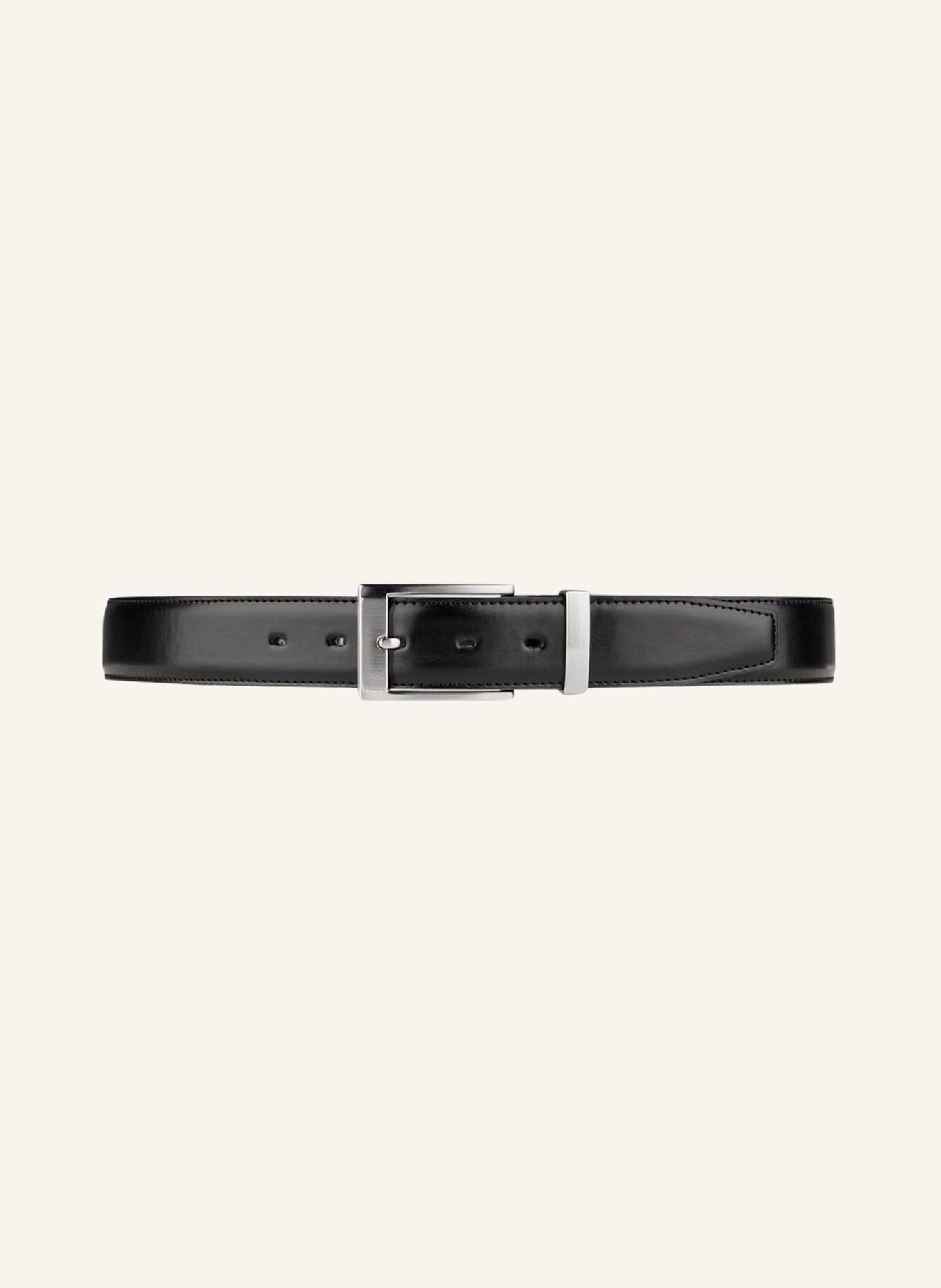 MONTI Leather belt: BLACK
