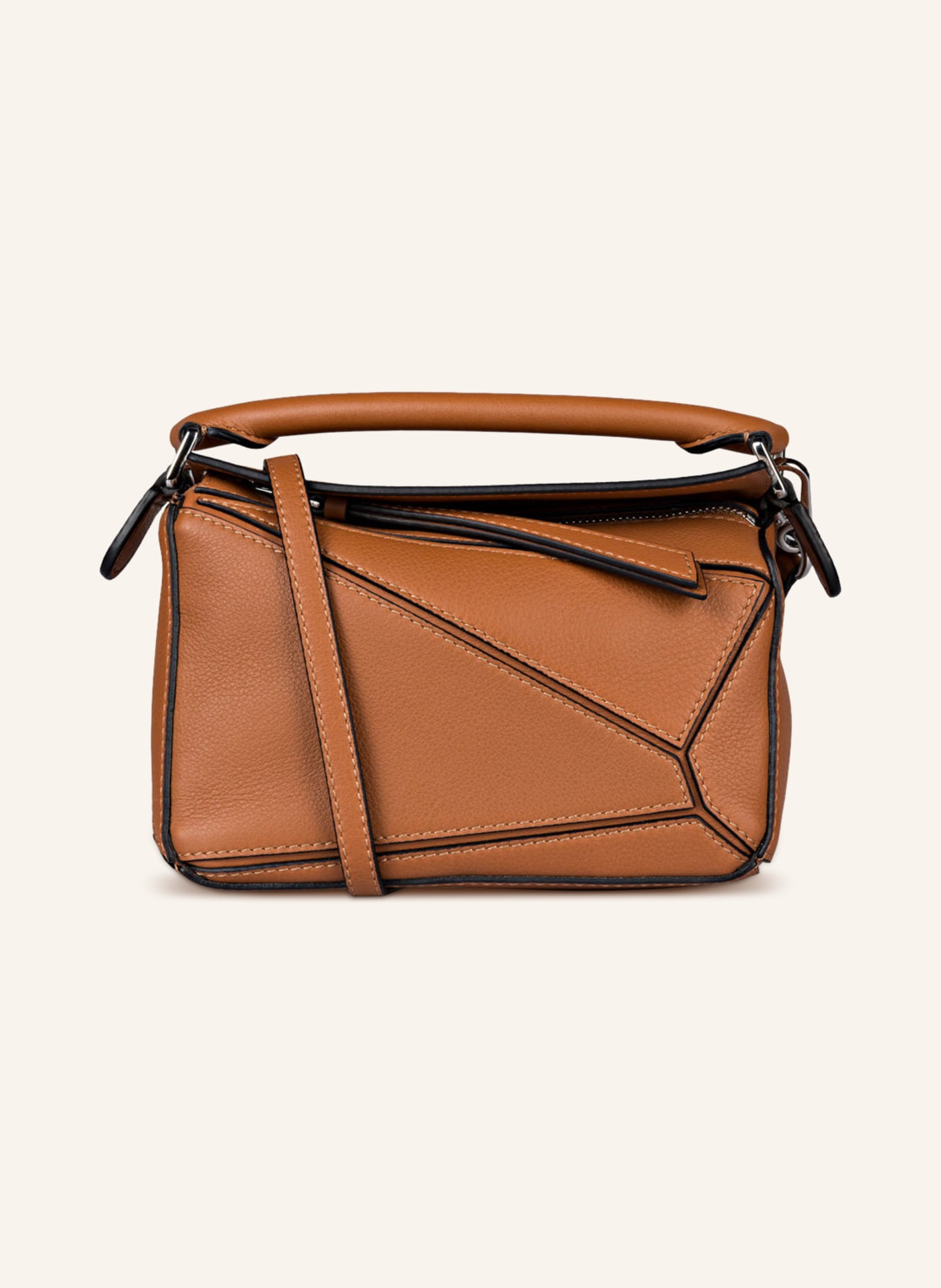 LOEWE Handbag PUZZLE MINI , Color: LIGHT BROWN (Image 1)