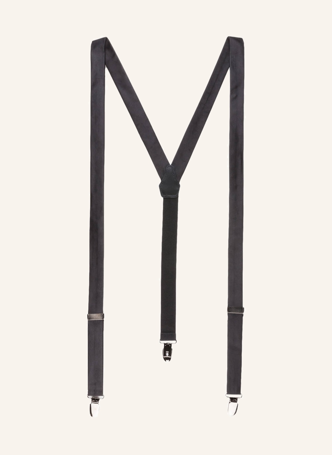 MONTI Set: Suspenders and bow tie, Color: BLACK (Image 5)