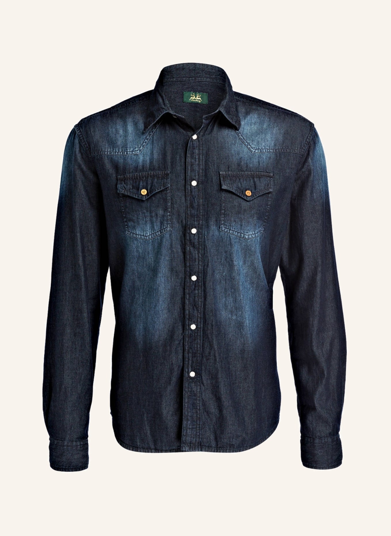 Wiesnkönig Trachten shirt ELIAS modern fit, Color: DARK BLUE (Image 1)