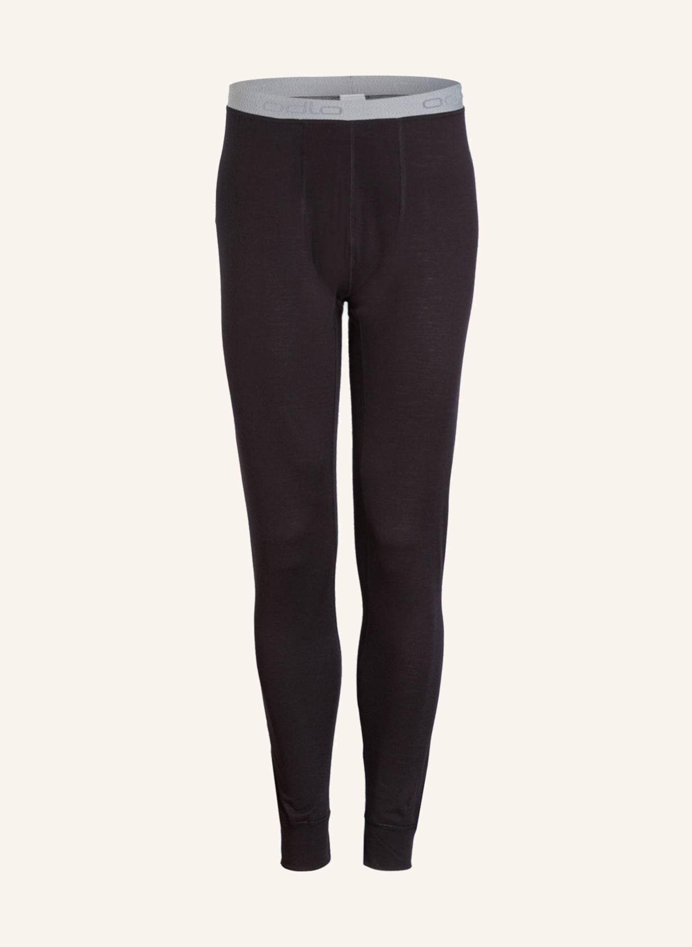 odlo Functional underwear bottoms NATURAL WARM in merino wool, Color: BLACK (Image 1)