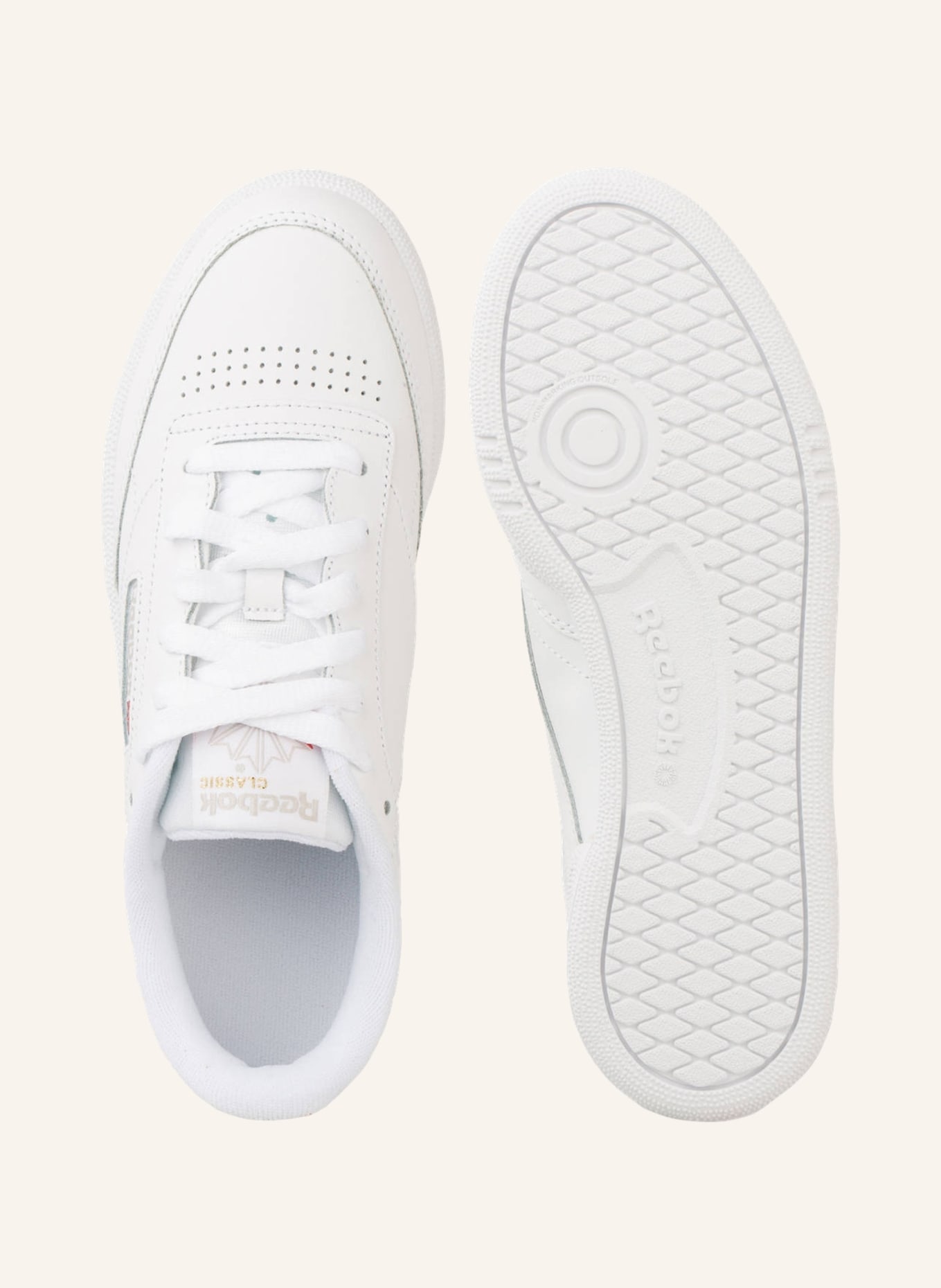 Reebok Sneaker CLUB C 85: WEISS