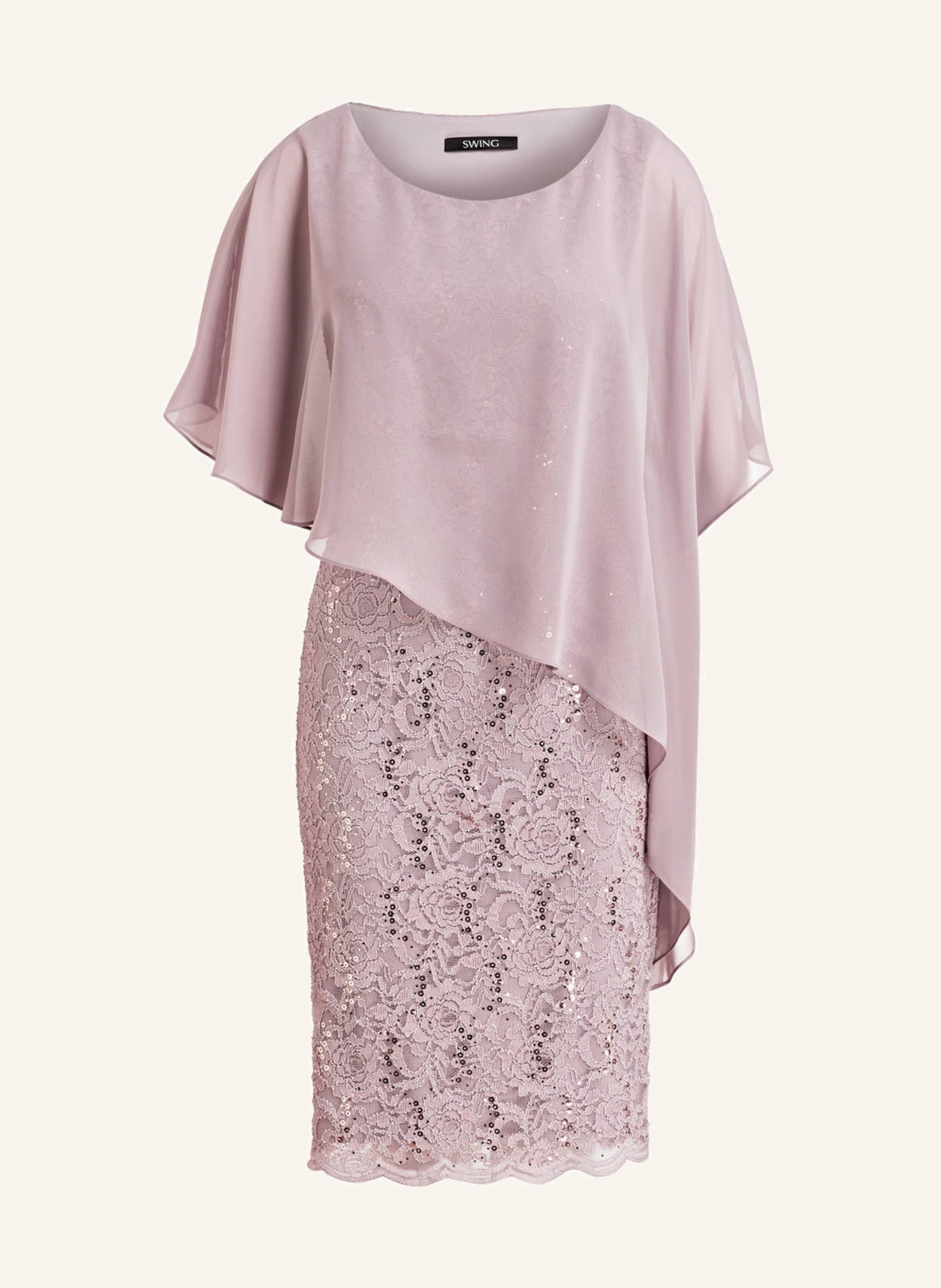 SWING Lace dress, Color: TAUPE (Image 1)