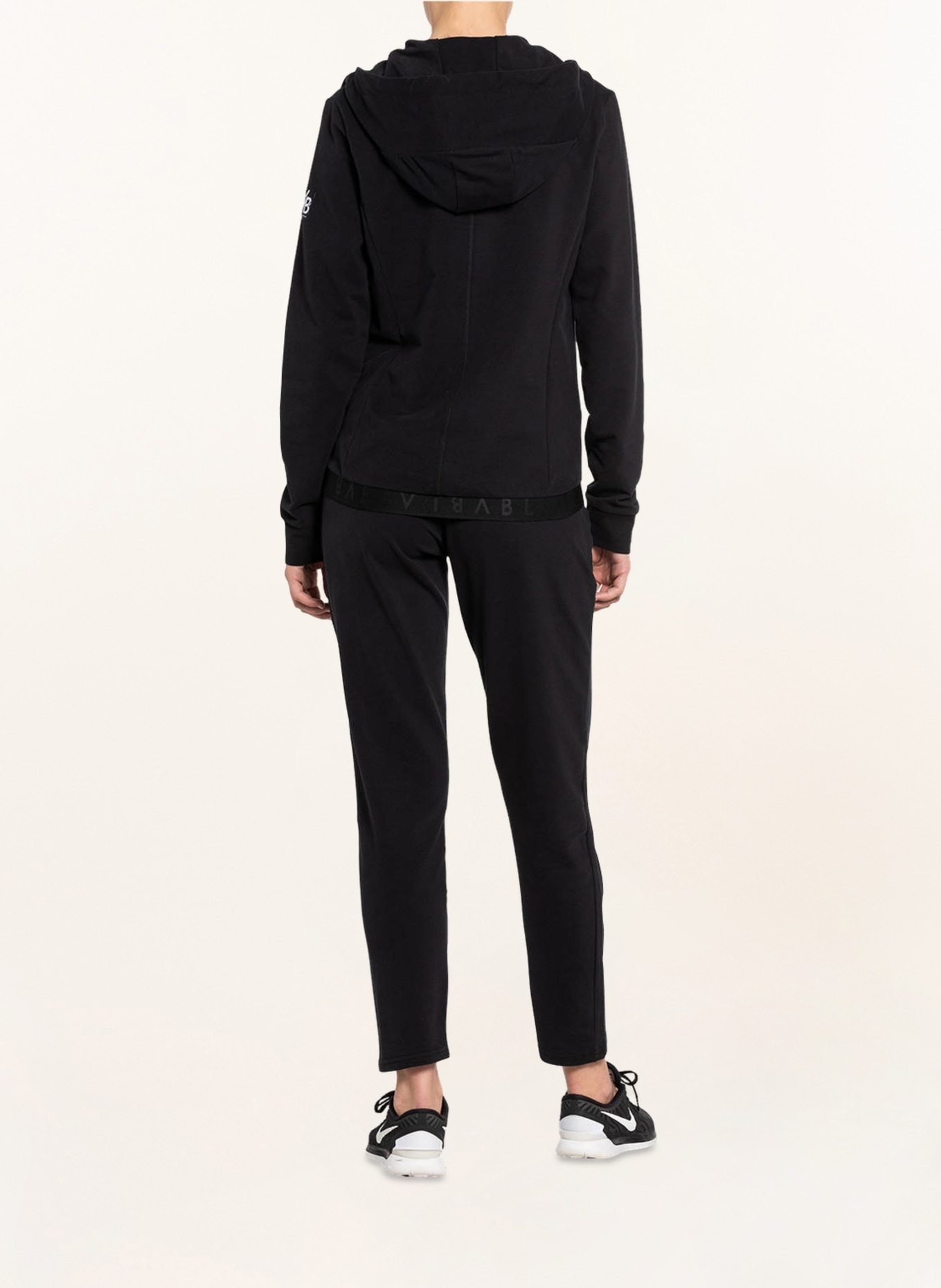 VENICE BEACH Sweat jacket KRISTY, Color: BLACK (Image 3)