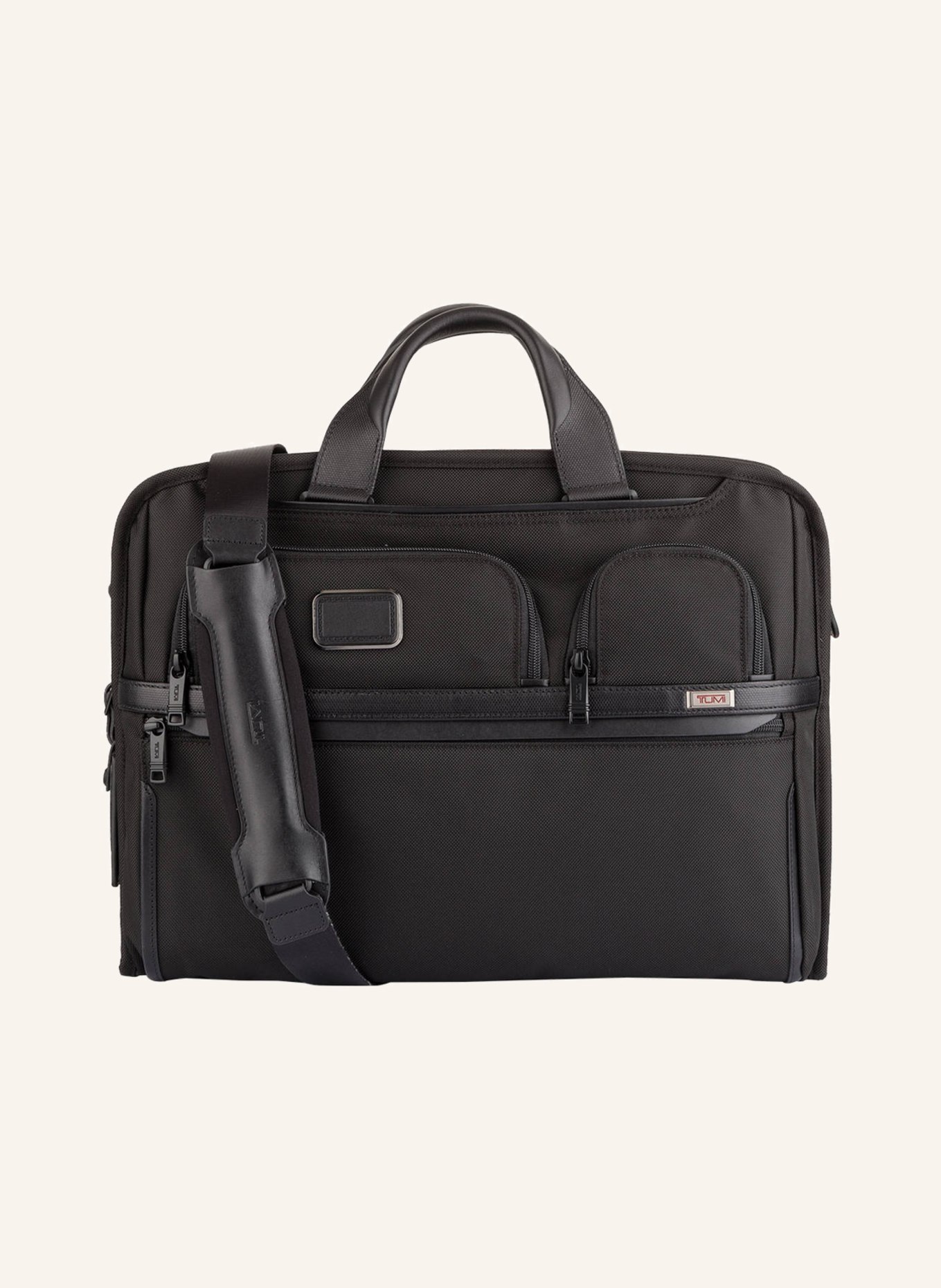 TUMI ALPHA 3 laptop bag COMPACT LARGE SCREEN, Color: BLACK (Image 1)