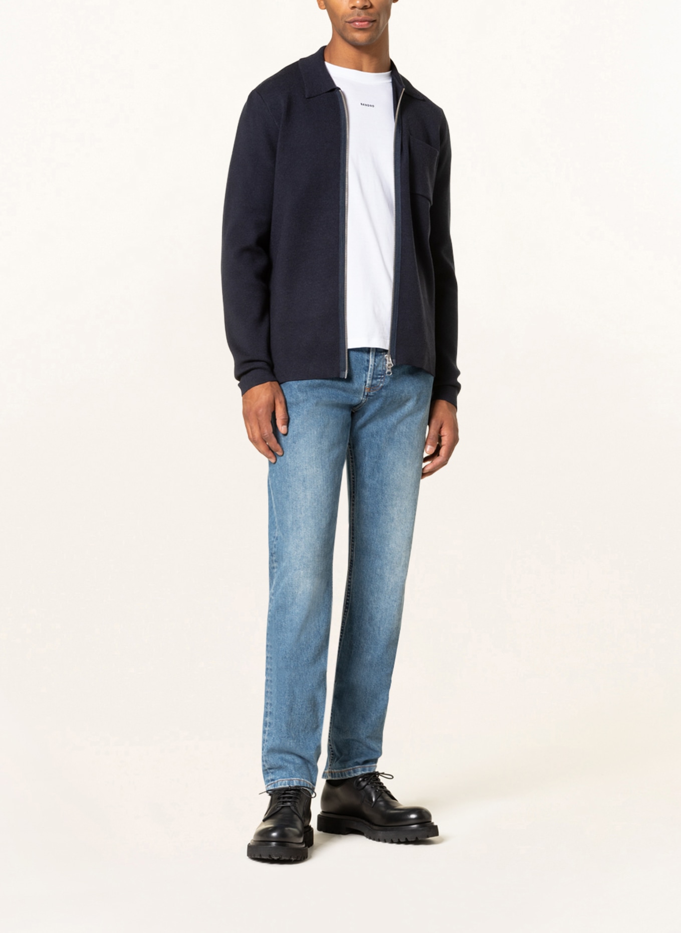 SAMSØE SAMSØE Strickjacke GUNA: DUNKELBLAU