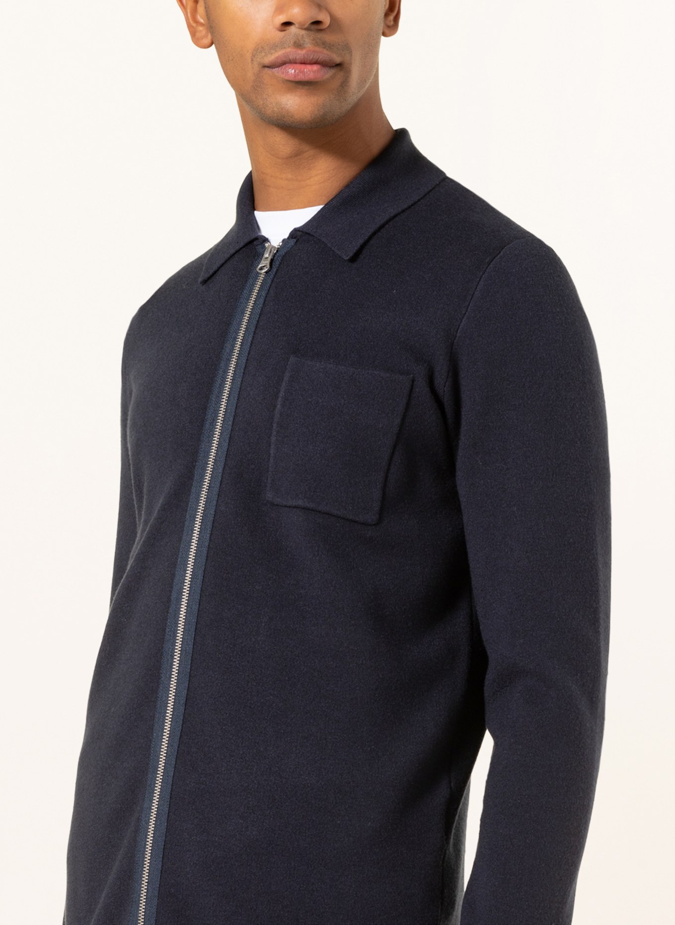 SAMSØE SAMSØE Strickjacke GUNA: DUNKELBLAU