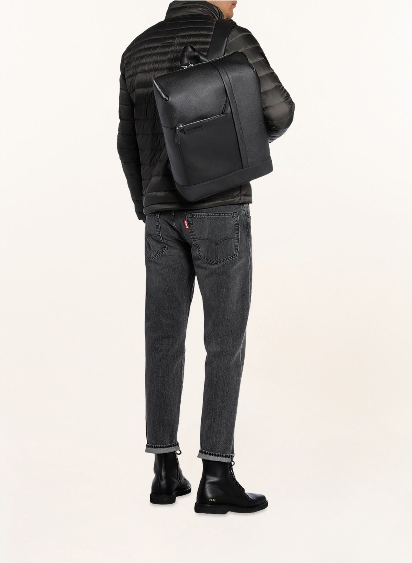 STRELLSON Backpack ROYAL OAK, Color: BLACK (Image 4)