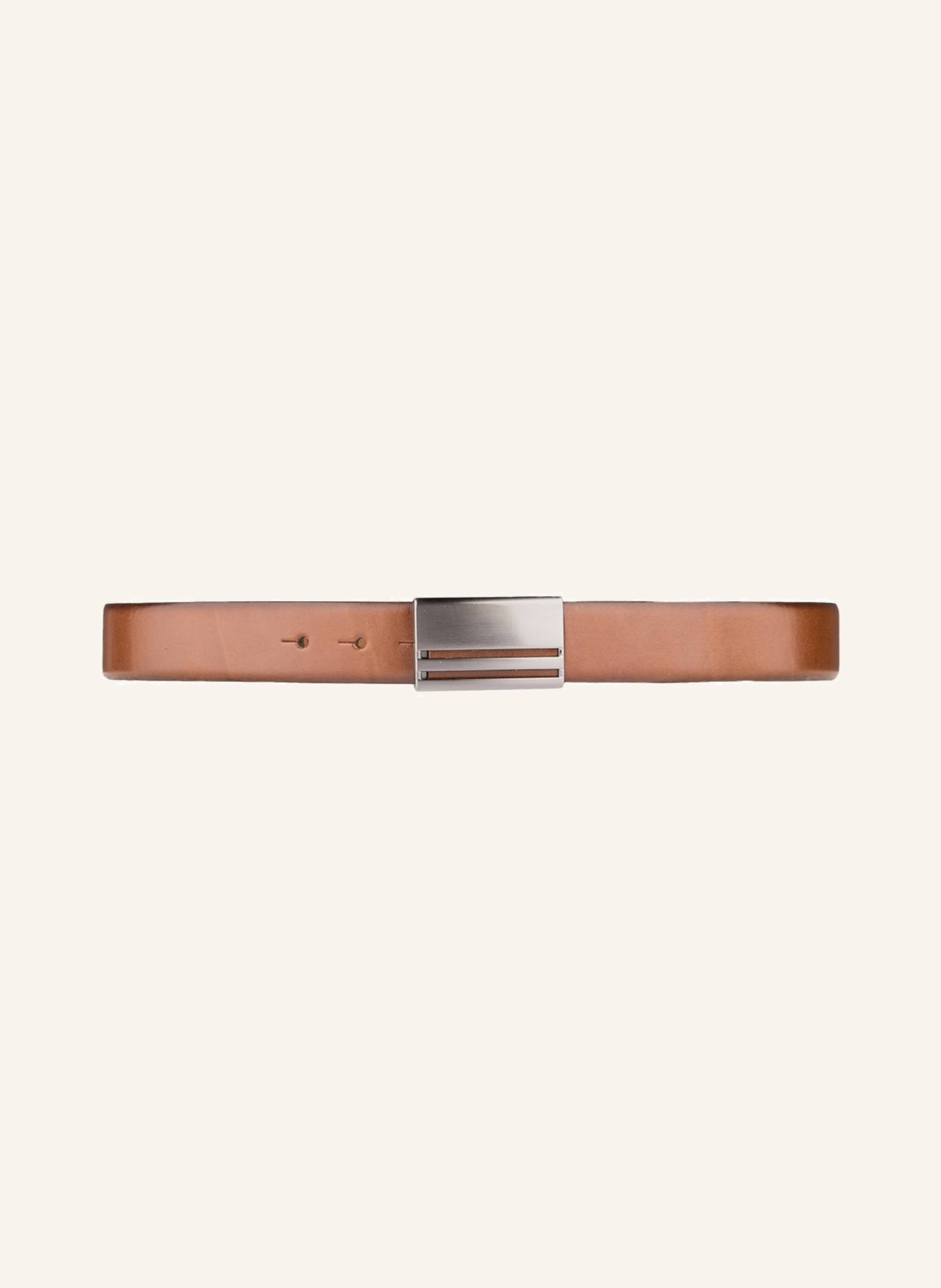 MONTI Leather belt BERLIN, Color: LIGHT BROWN (Image 2)
