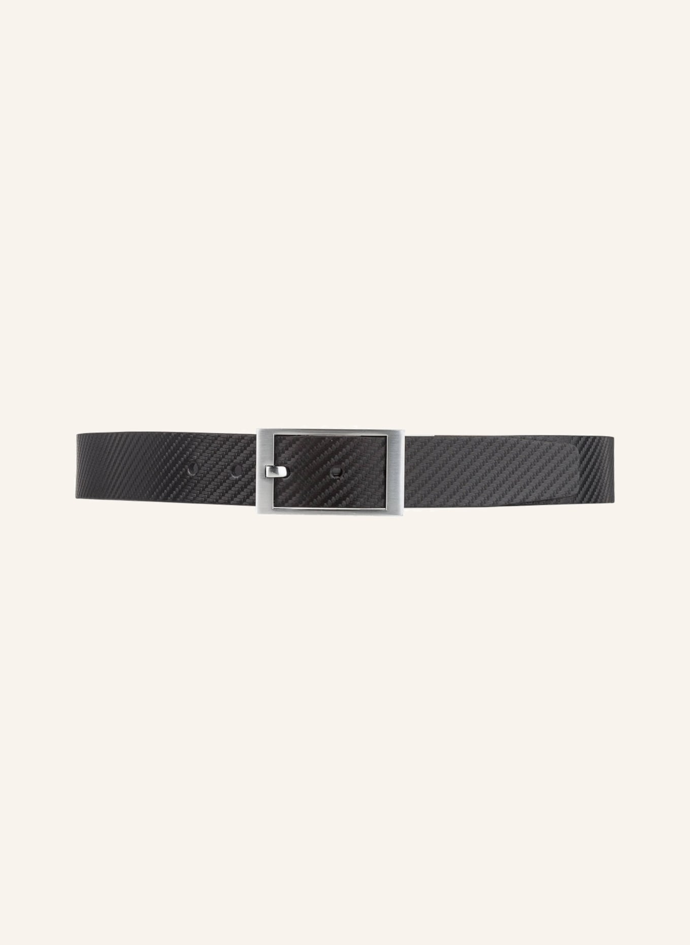 PORSCHE DESIGN Leather belt, Color: BLACK (Image 3)