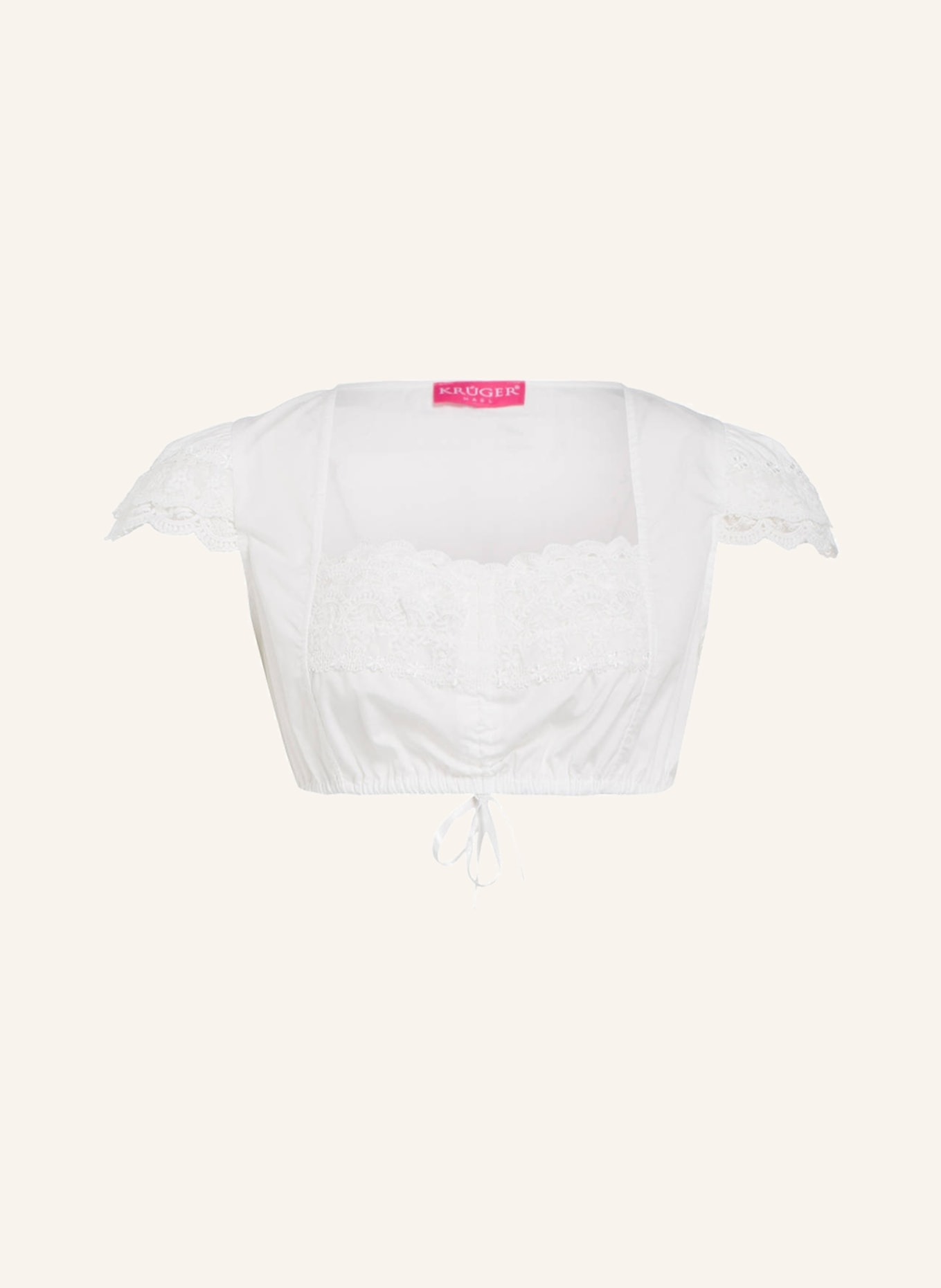 KRÜGER Dirndl blouse JASMIN, Color: WHITE (Image 1)