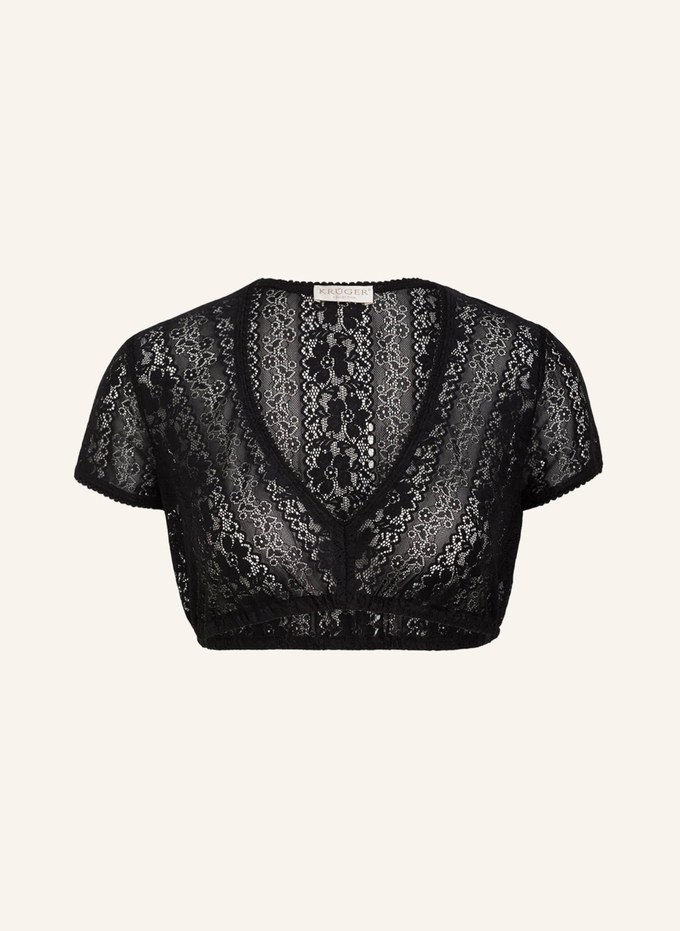 KRÜGER Dirndl blouse NANI, Color: BLACK (Image 1)