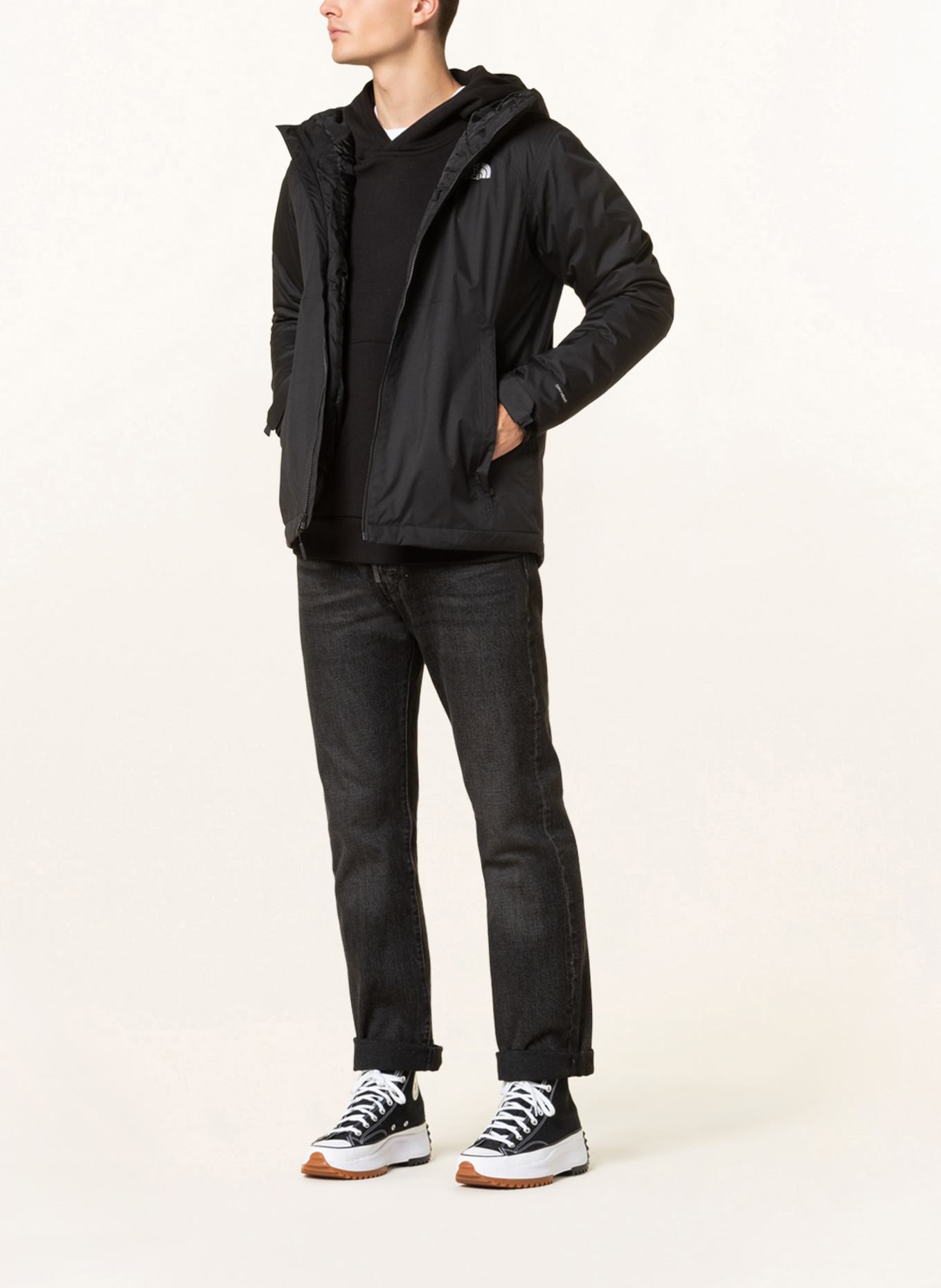 THE NORTH FACE Funktionsjacke MILLERTON: SCHWARZ