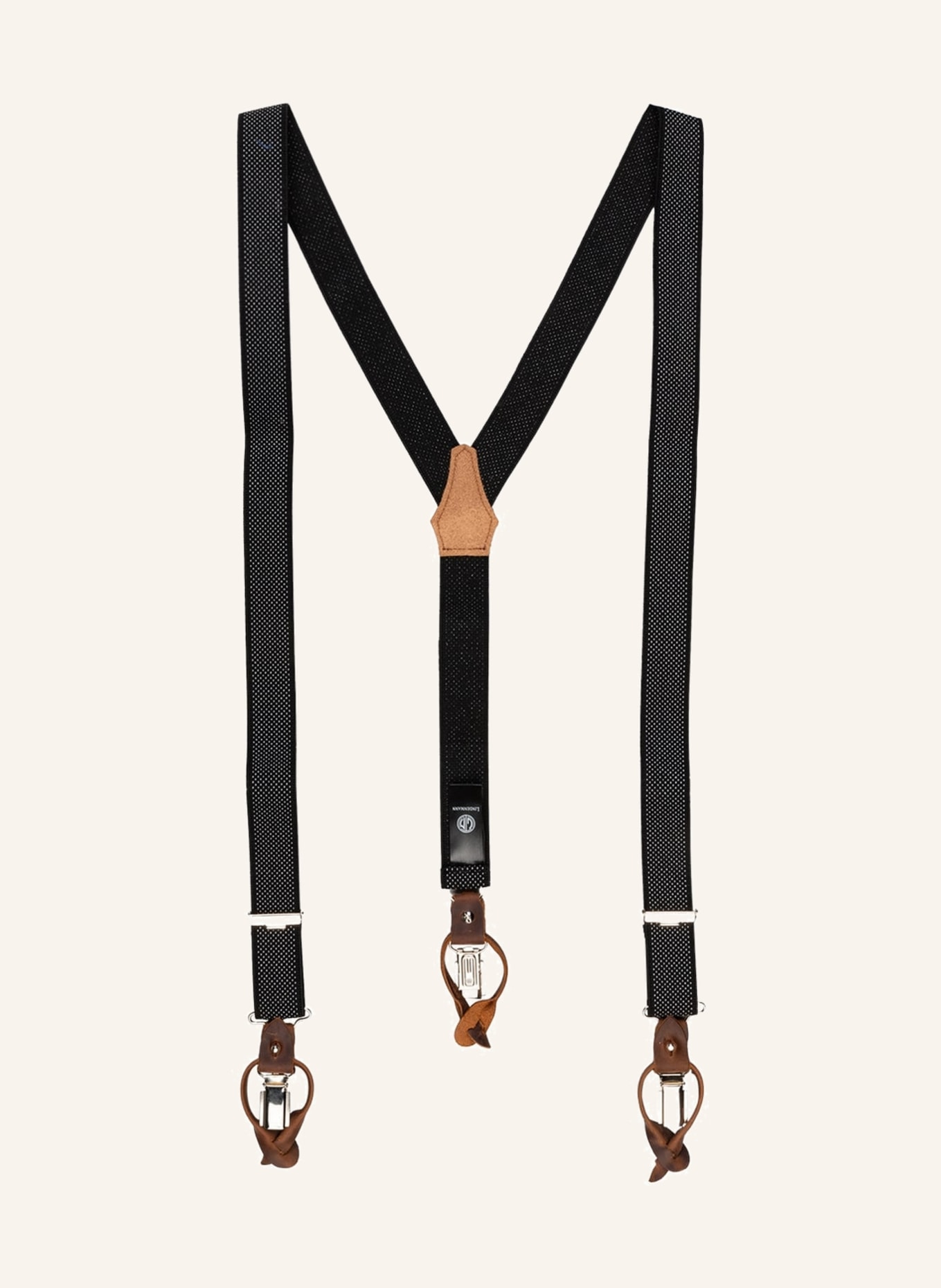 PAUL Suspenders LINDENMANN, Color: BLACK/ BROWN (Image 1)