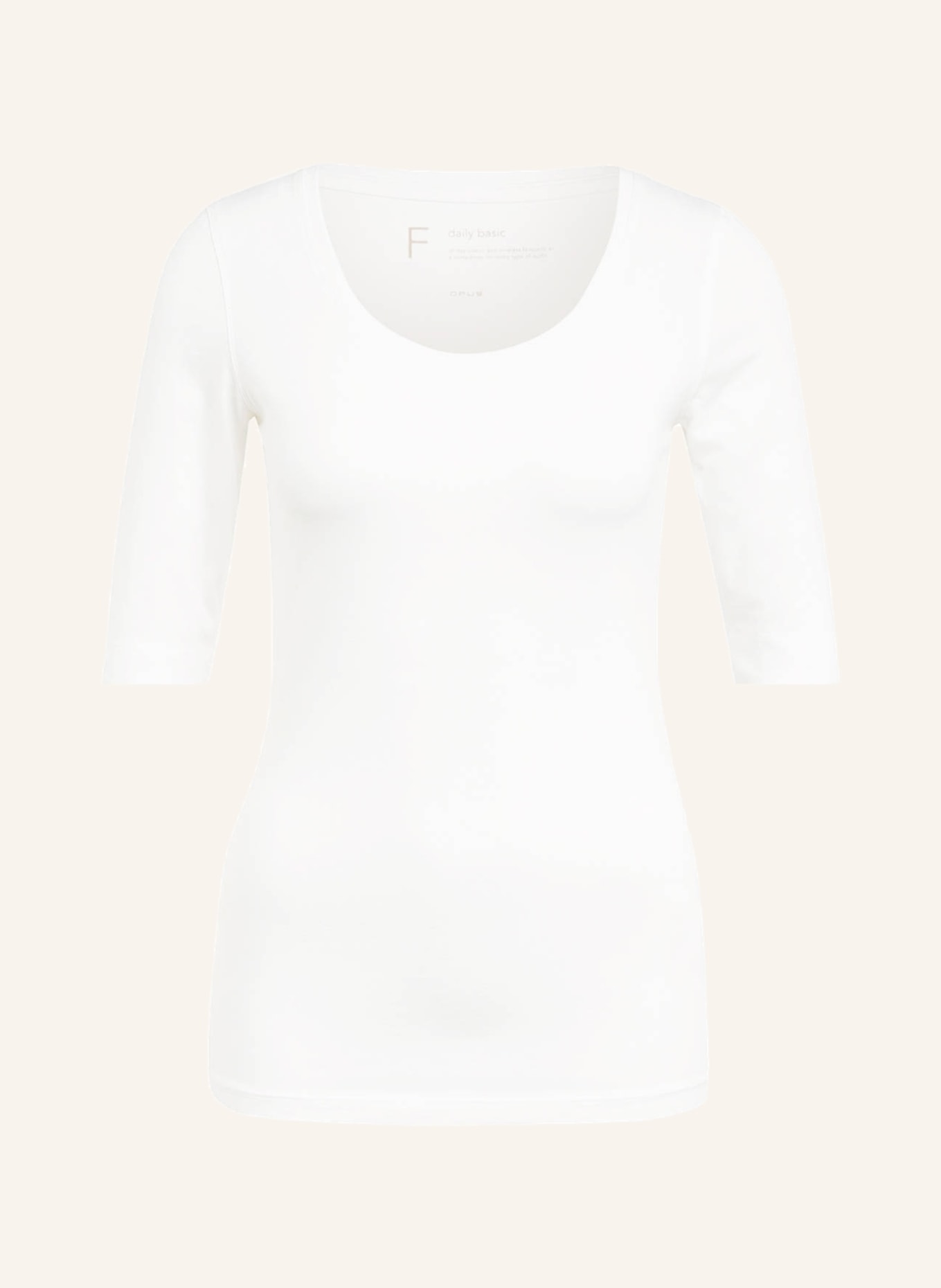 OPUS T-Shirt DAILY F: CREME