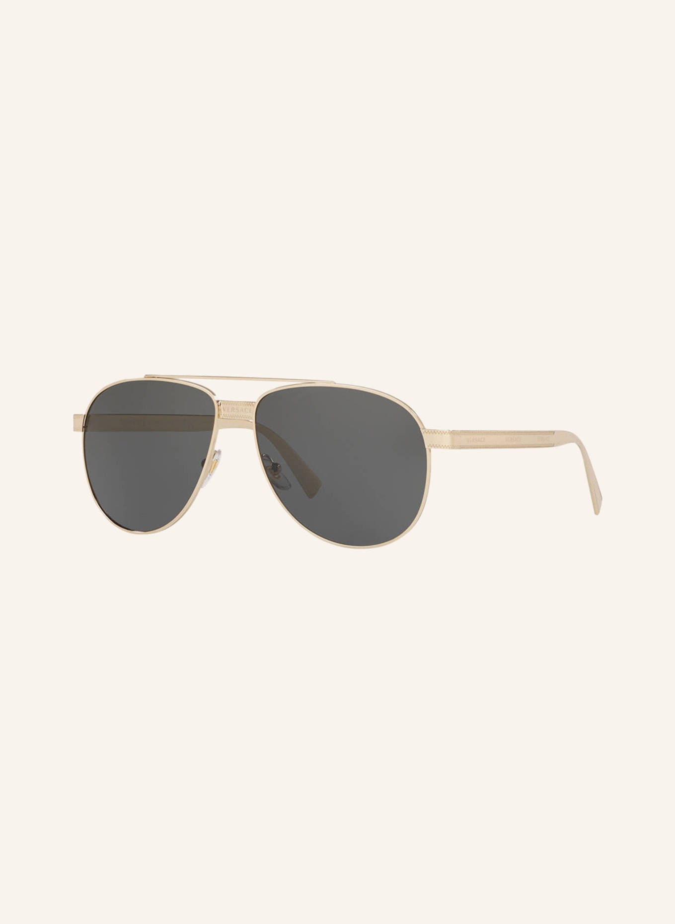 VERSACE Sunglasses VE2209, Color: 125287 - GOLD/GRAY (Image 1)