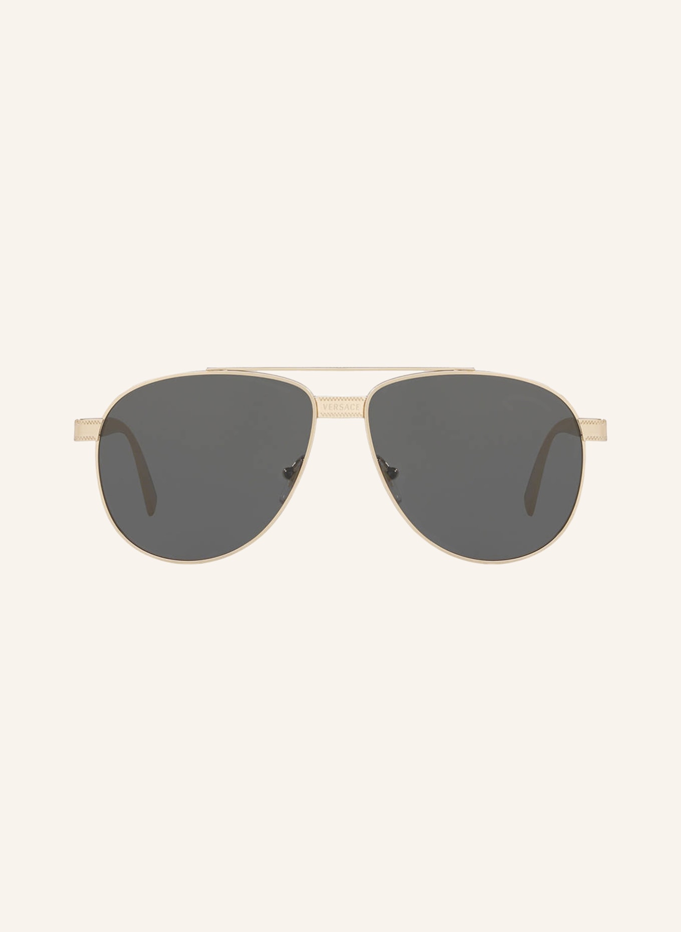 VERSACE Sunglasses VE2209, Color: 125287 - GOLD/GRAY (Image 2)