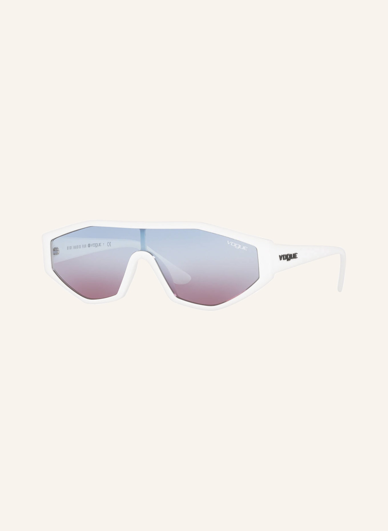 VOGUE Sunglasses VO5284S, Color: 27210 K - WHITE/LIGHT BLUE (Image 1)