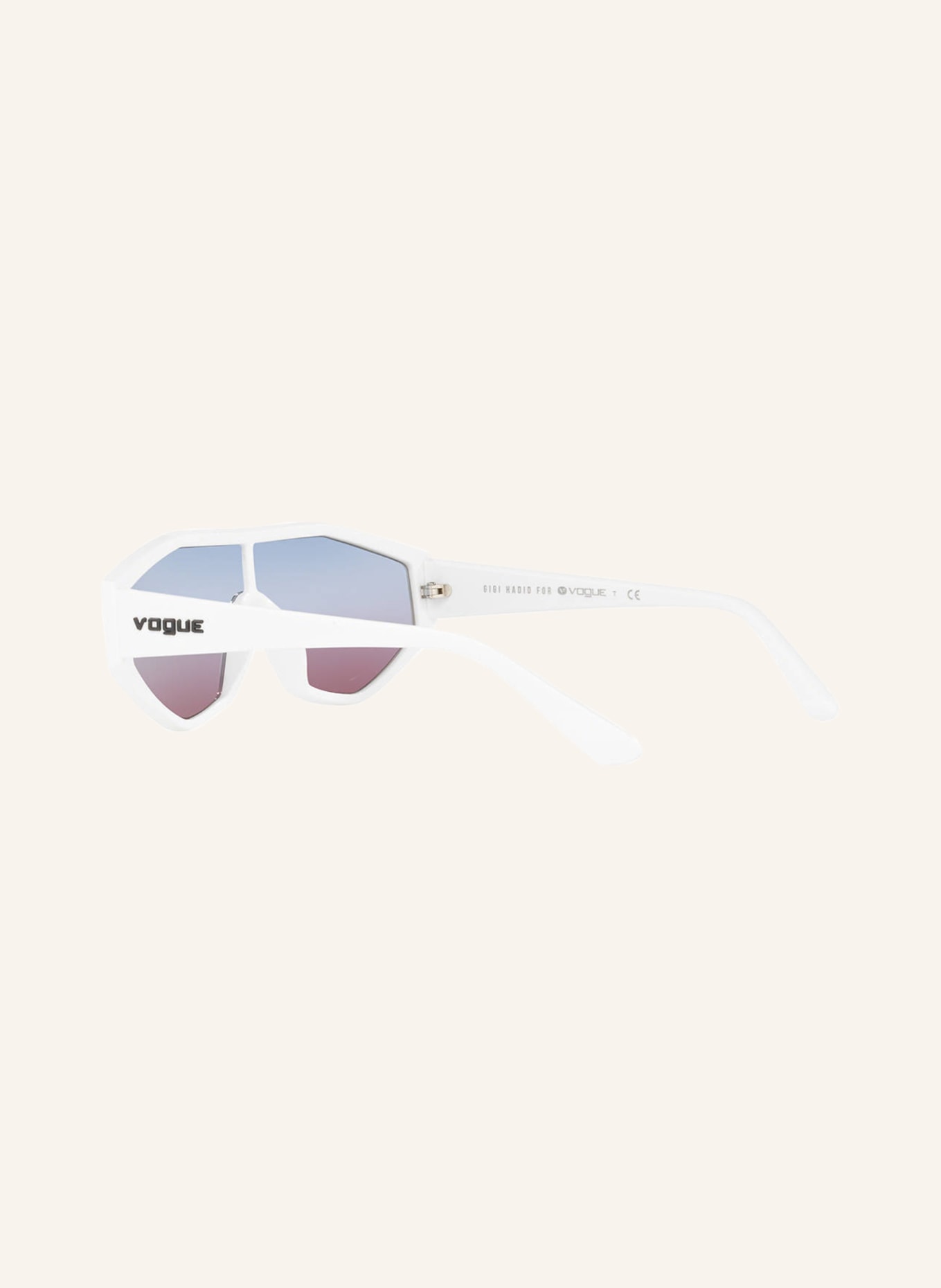 VOGUE Sunglasses VO5284S, Color: 27210 K - WHITE/LIGHT BLUE (Image 4)