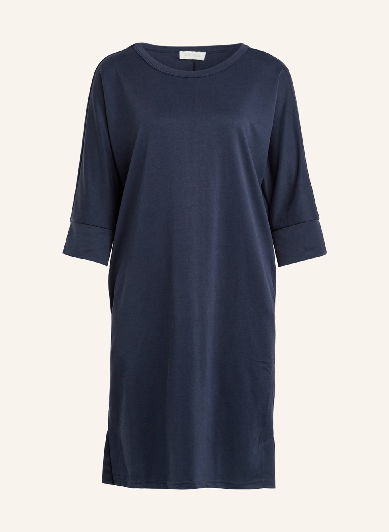 JcSophie Jersey dress CHANTELLE with 3/4 sleeves, Color: DARK BLUE (Image 1)