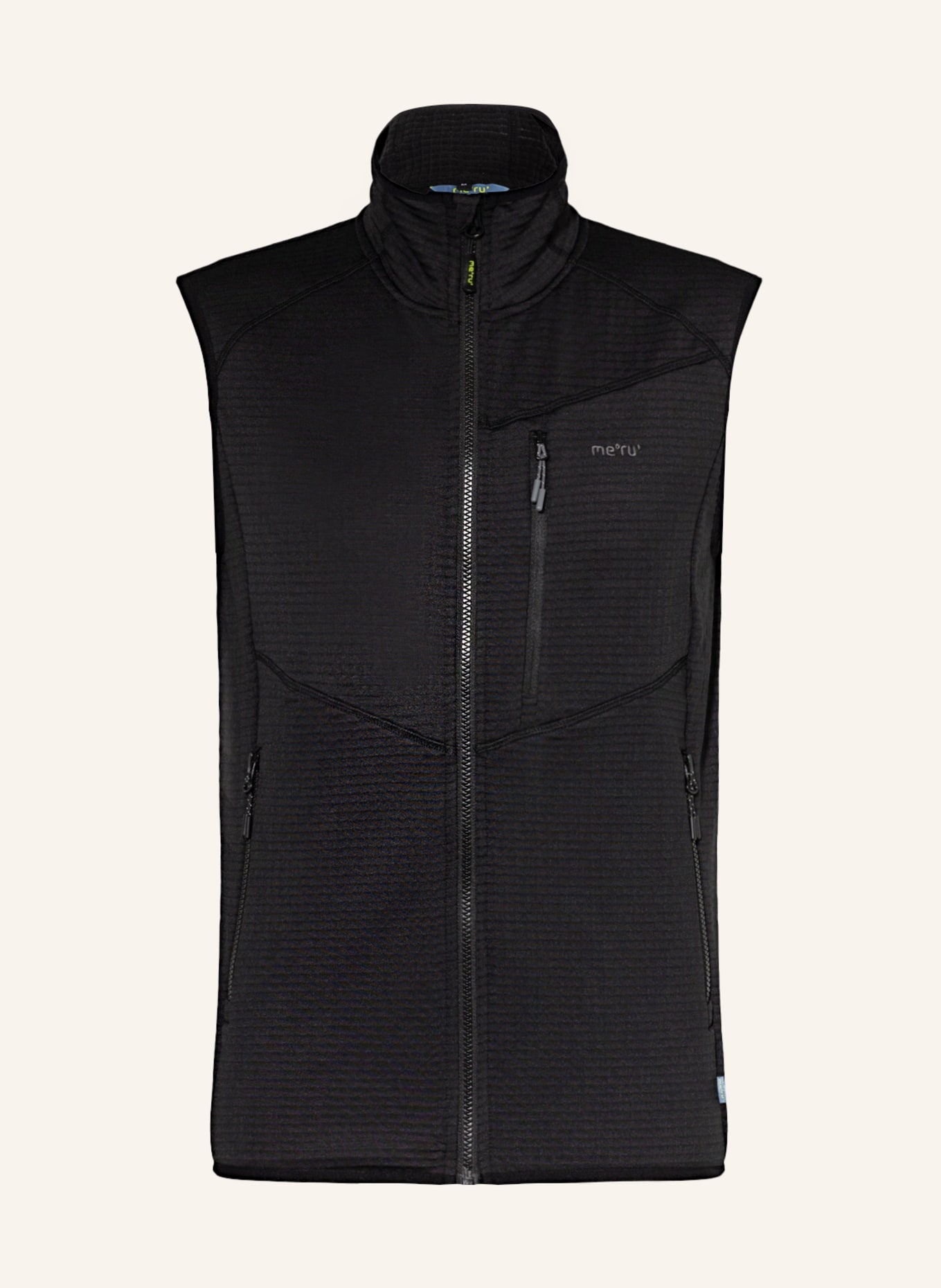 me°ru' Fleece vest CAEN, Color: BLACK (Image 1)