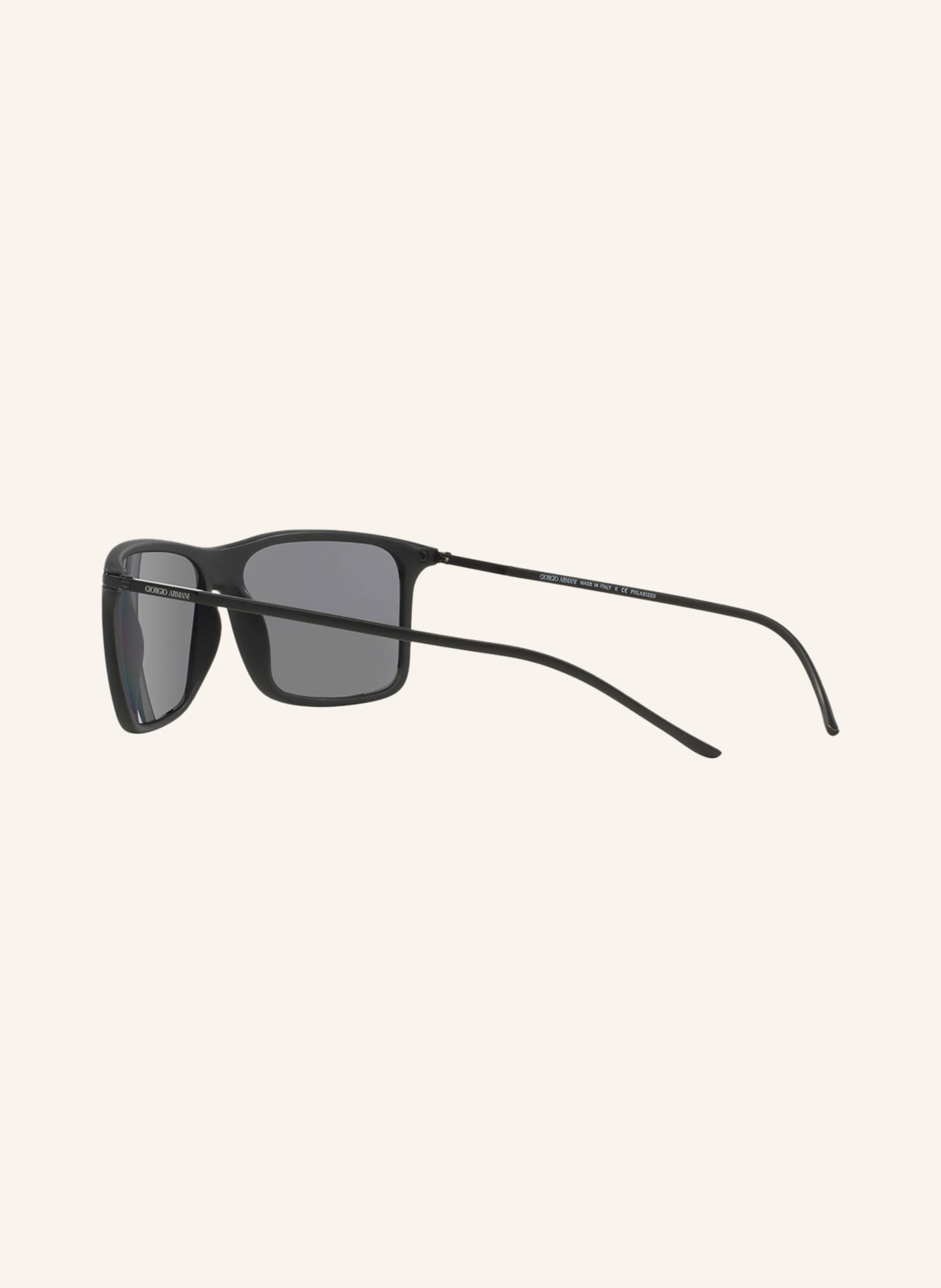 EMPORIO ARMANI Sunglasses AR8034, Color: 504281 - MATTE BLACK/GRAY POLARIZED (Image 4)