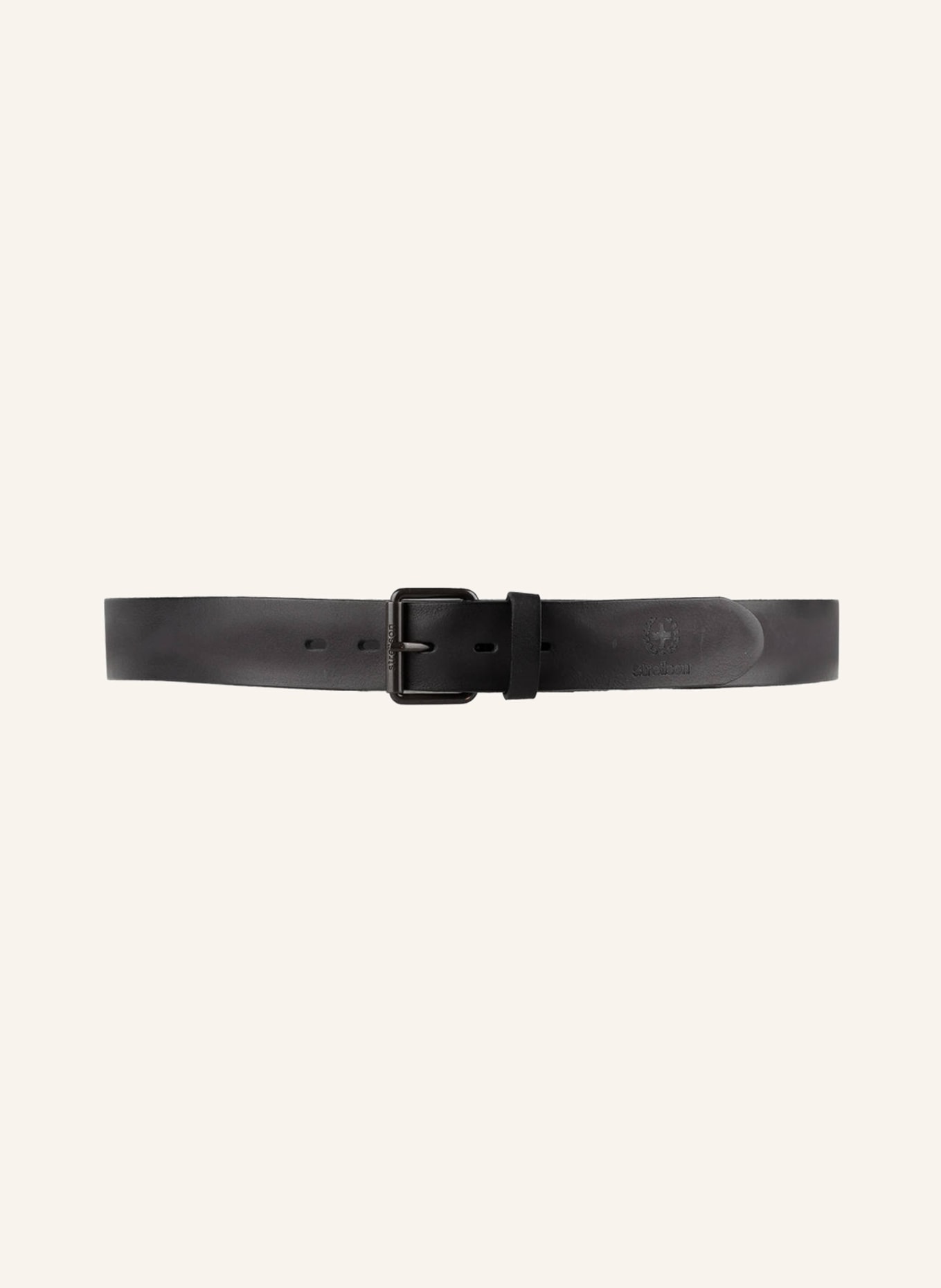 STRELLSON Leather belt, Color: BLACK (Image 2)